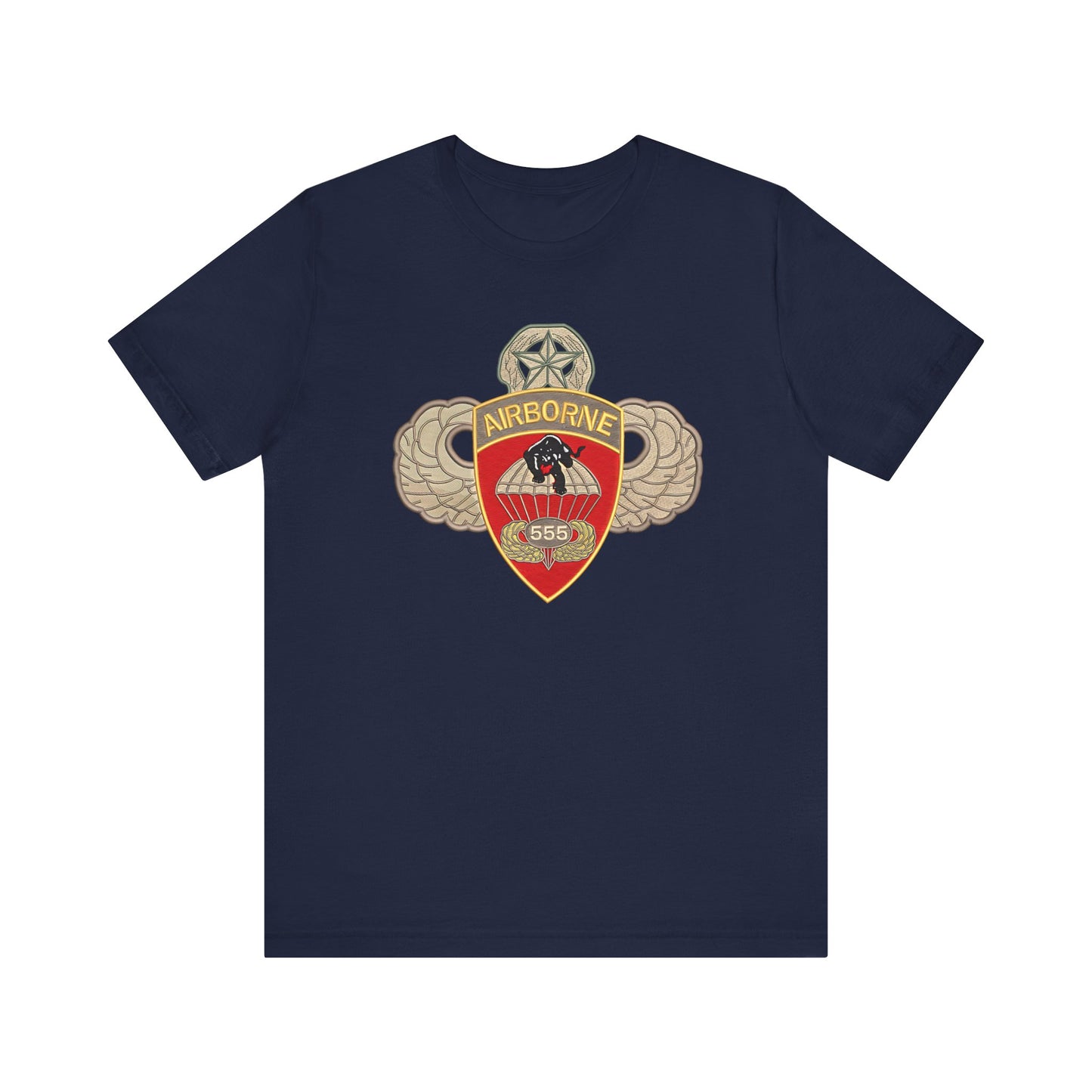 Airborne Spirit Unisex Tee, Military Appreciation Shirt, Casual Wear, Gift for Veterans, Patriotic T-Shirt
