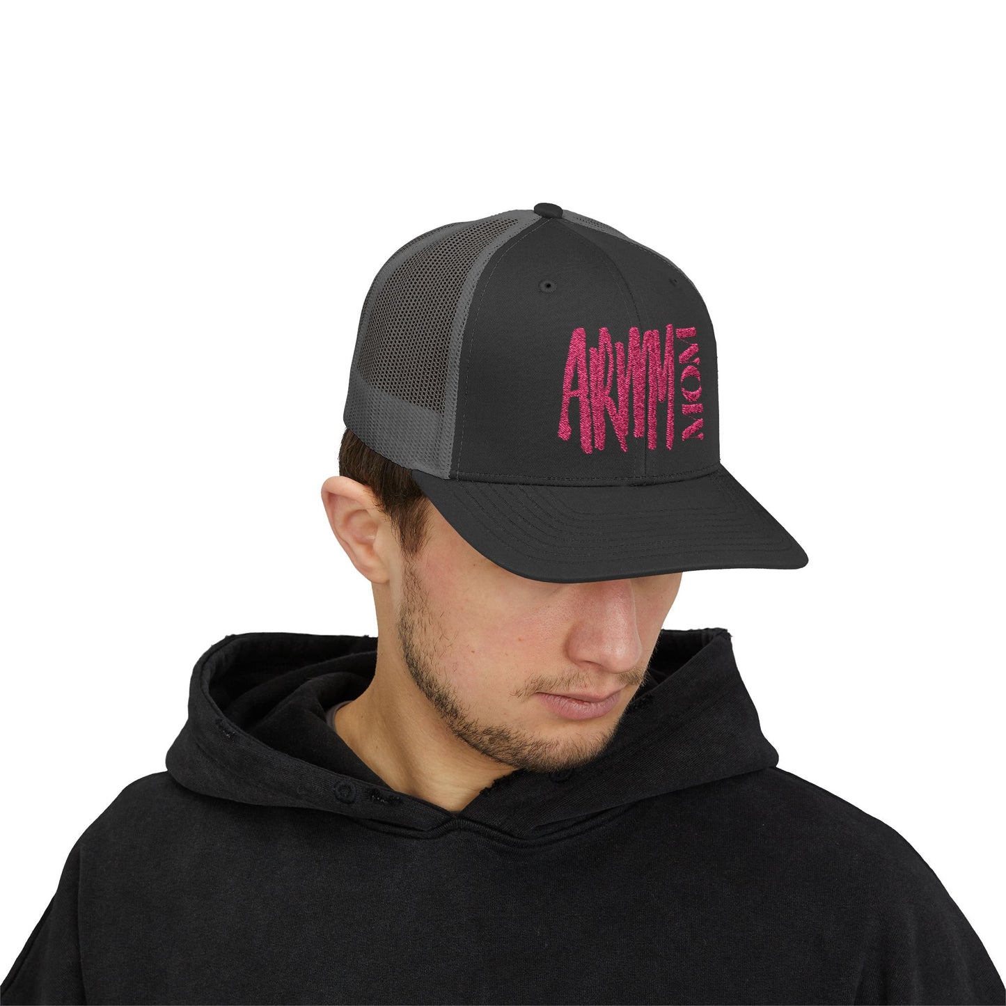 Army Mom Stylish Snapback Trucker Cap – Bold ‘ARMY NOW’ Design, Perfect for Fans