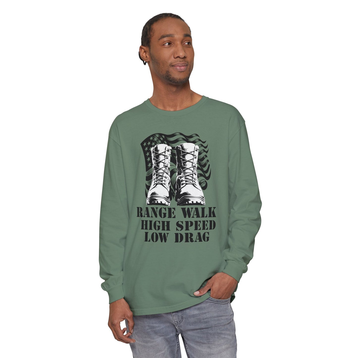 Unisex Garment-dyed Long Sleeve T-Shirt