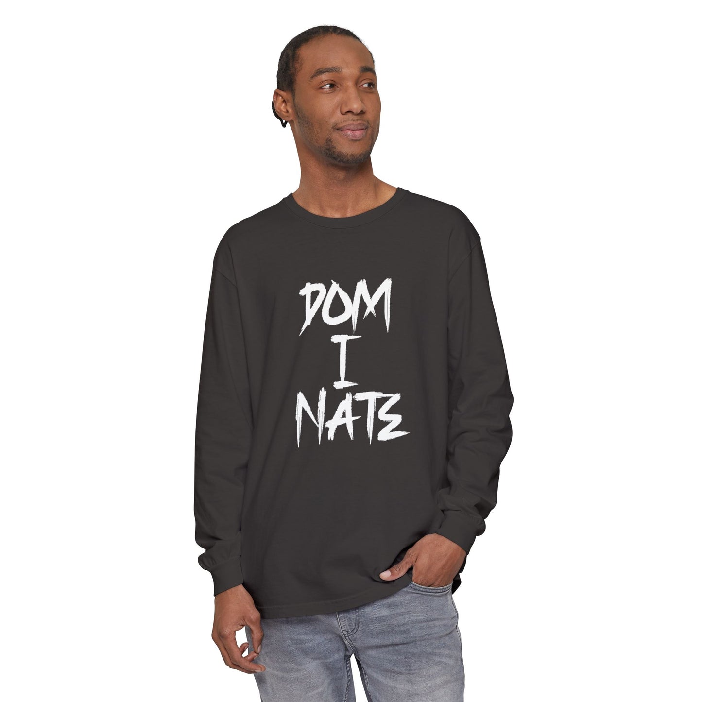 Unisex Long Sleeve Graphic Tee - Vibe: Casual & Trendy, Perfect for Young Adults, Great for Gift-Giving & Everyday Wear, Versatile Style
