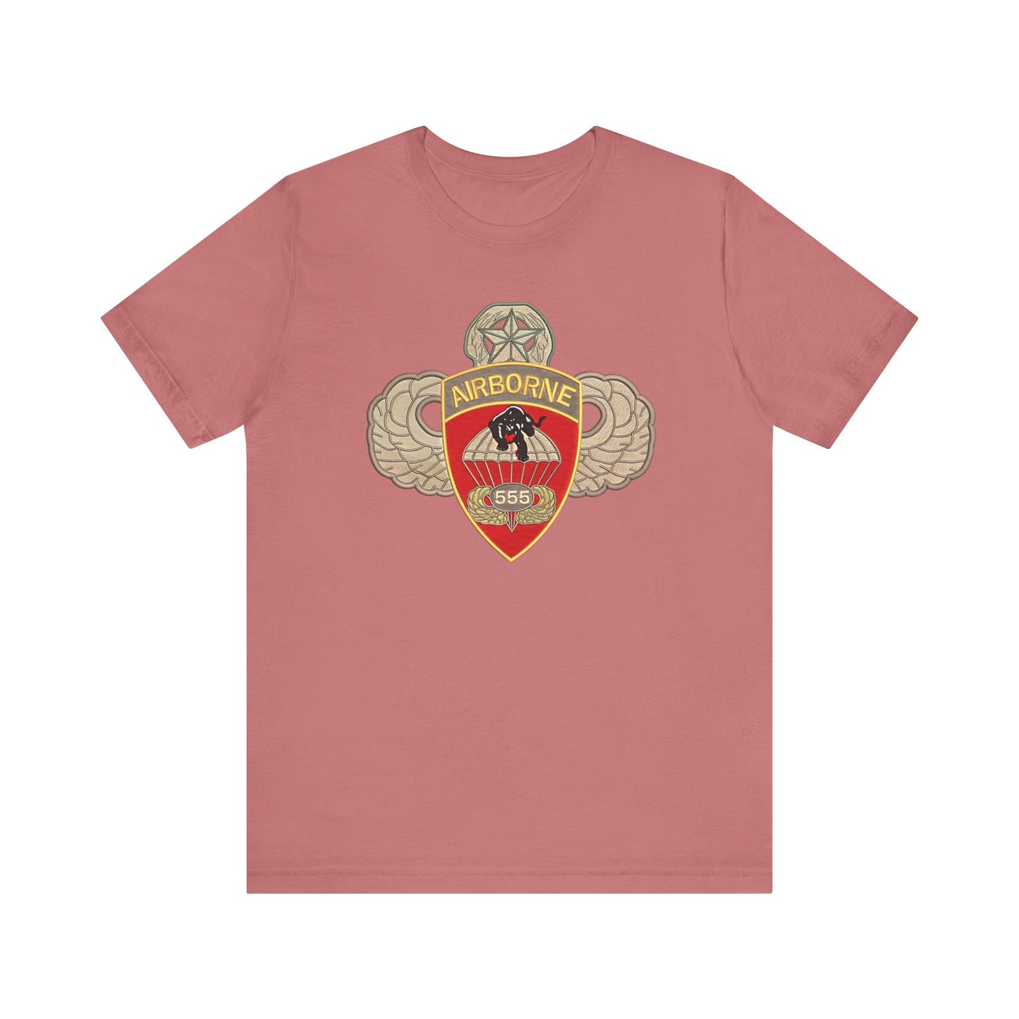 Airborne Spirit Unisex Tee, Military Appreciation Shirt, Casual Wear, Gift for Veterans, Patriotic T-Shirt