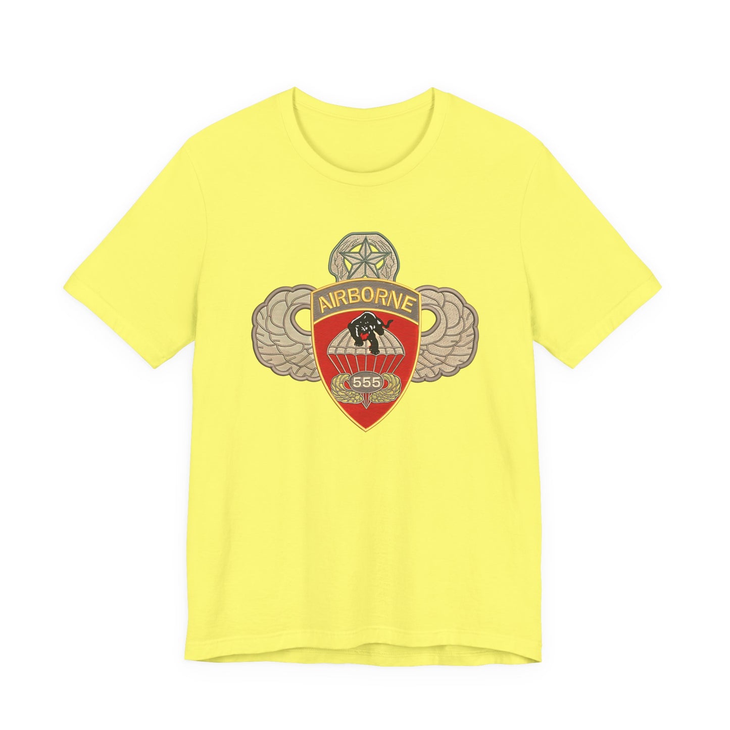 Airborne Spirit Unisex Tee, Military Appreciation Shirt, Casual Wear, Gift for Veterans, Patriotic T-Shirt