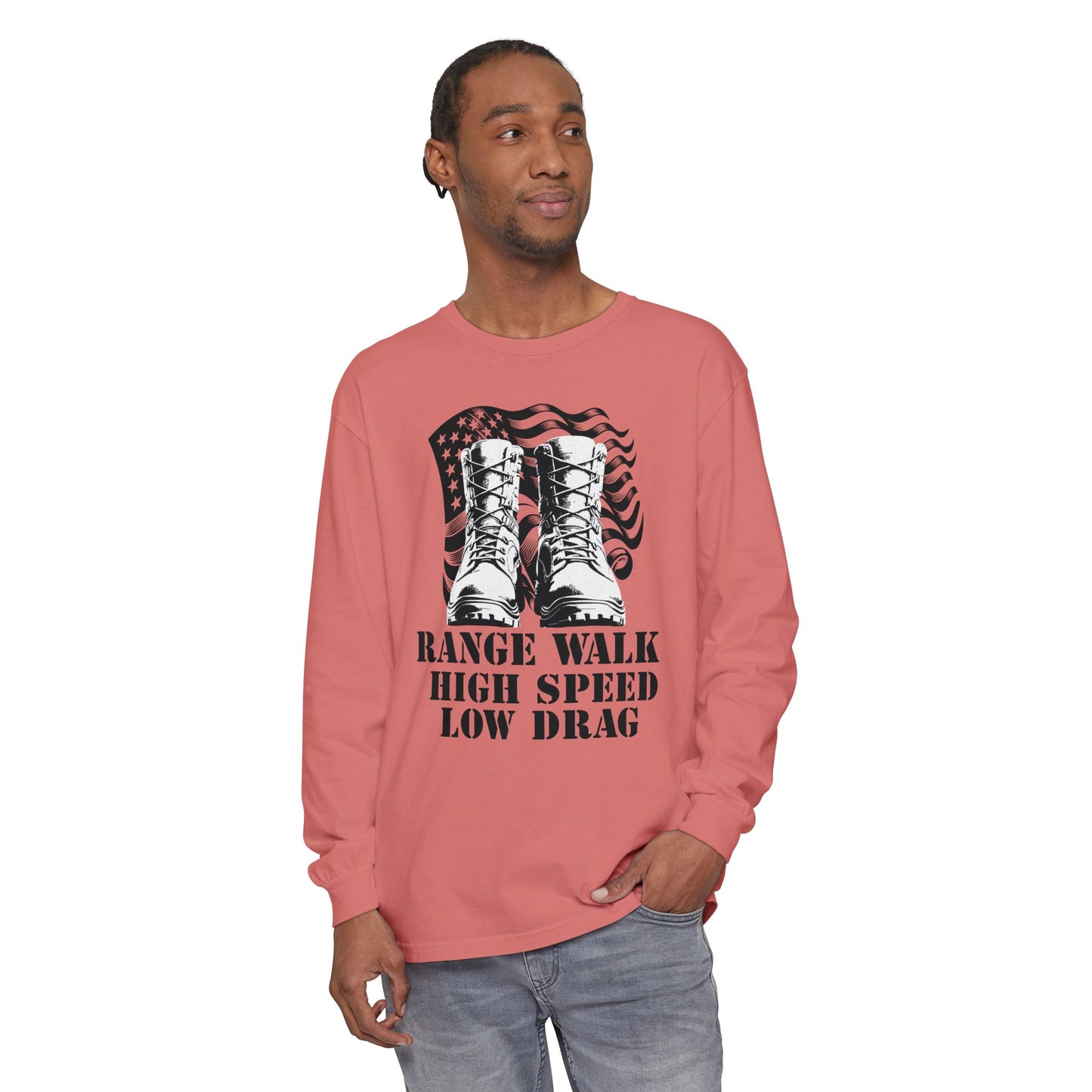 Unisex Garment-dyed Long Sleeve T-Shirt