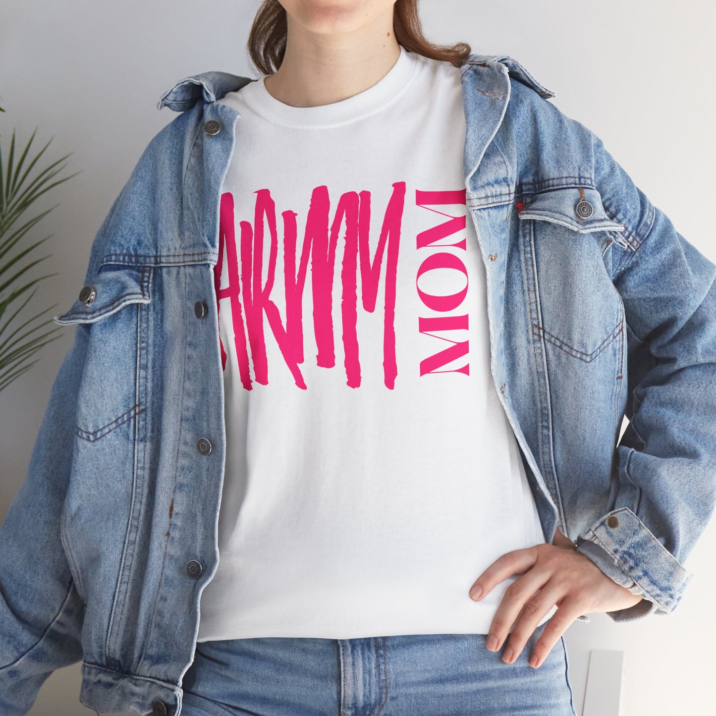 Army Mom Unisex Heavy Cotton Tee | Proud Military Family Apparel