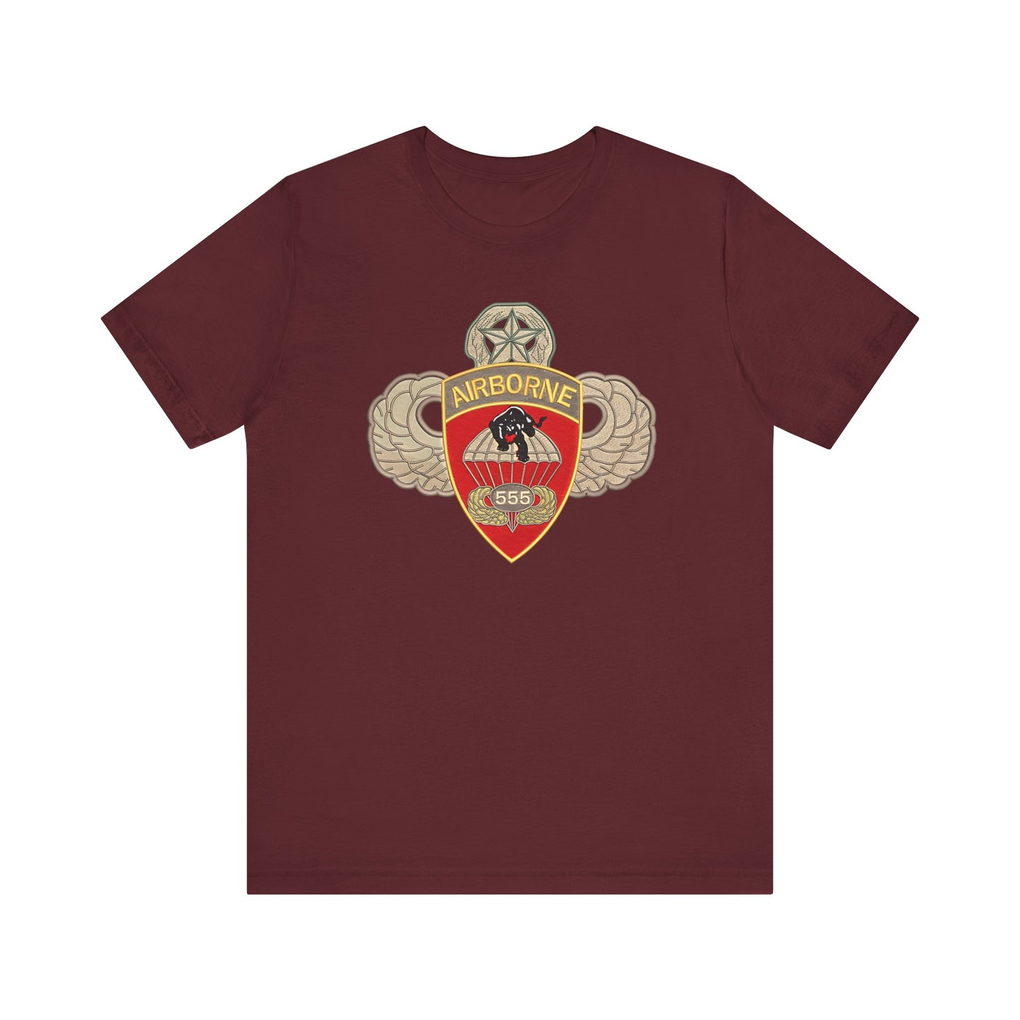 Airborne Spirit Unisex Tee, Military Appreciation Shirt, Casual Wear, Gift for Veterans, Patriotic T-Shirt