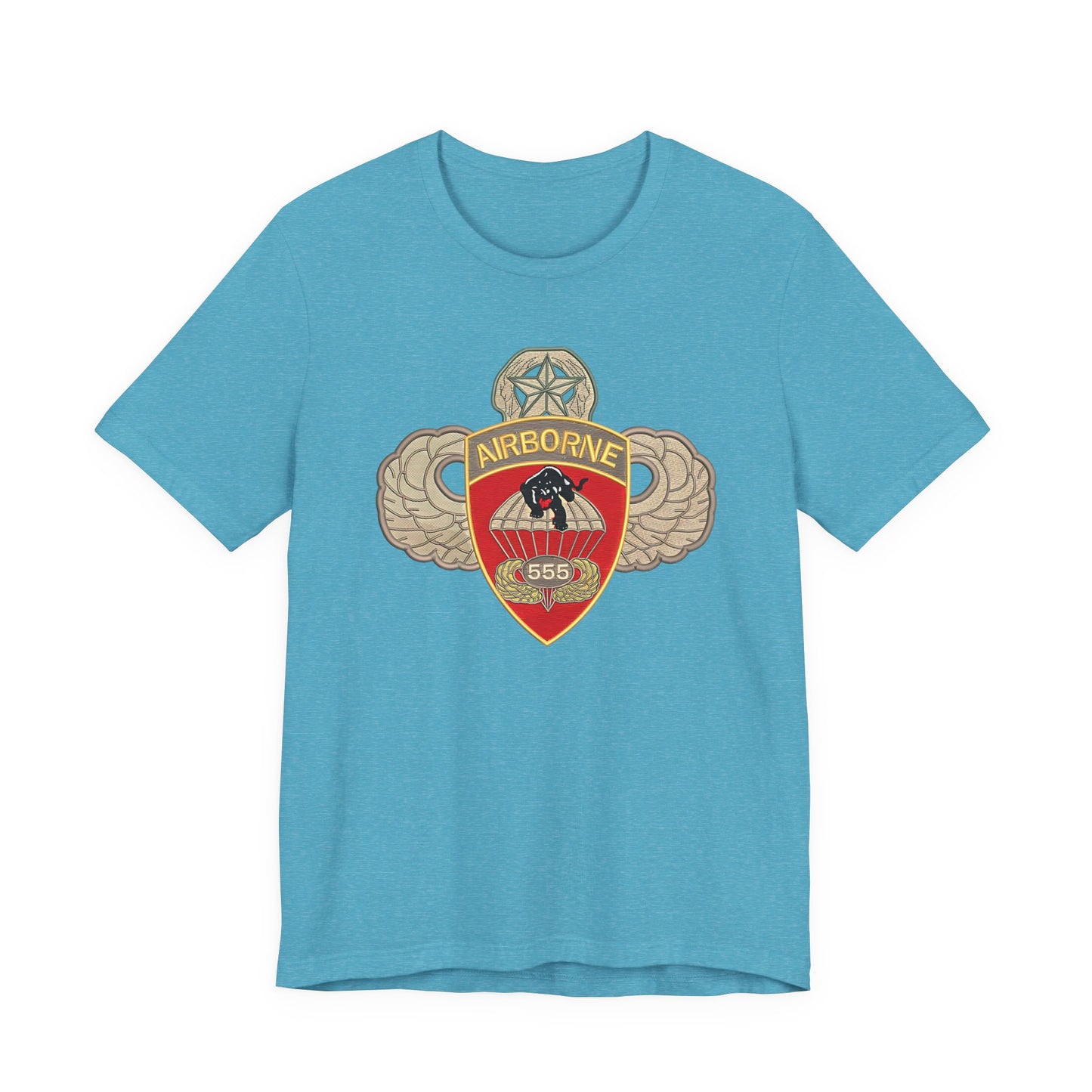 Airborne Spirit Unisex Tee, Military Appreciation Shirt, Casual Wear, Gift for Veterans, Patriotic T-Shirt