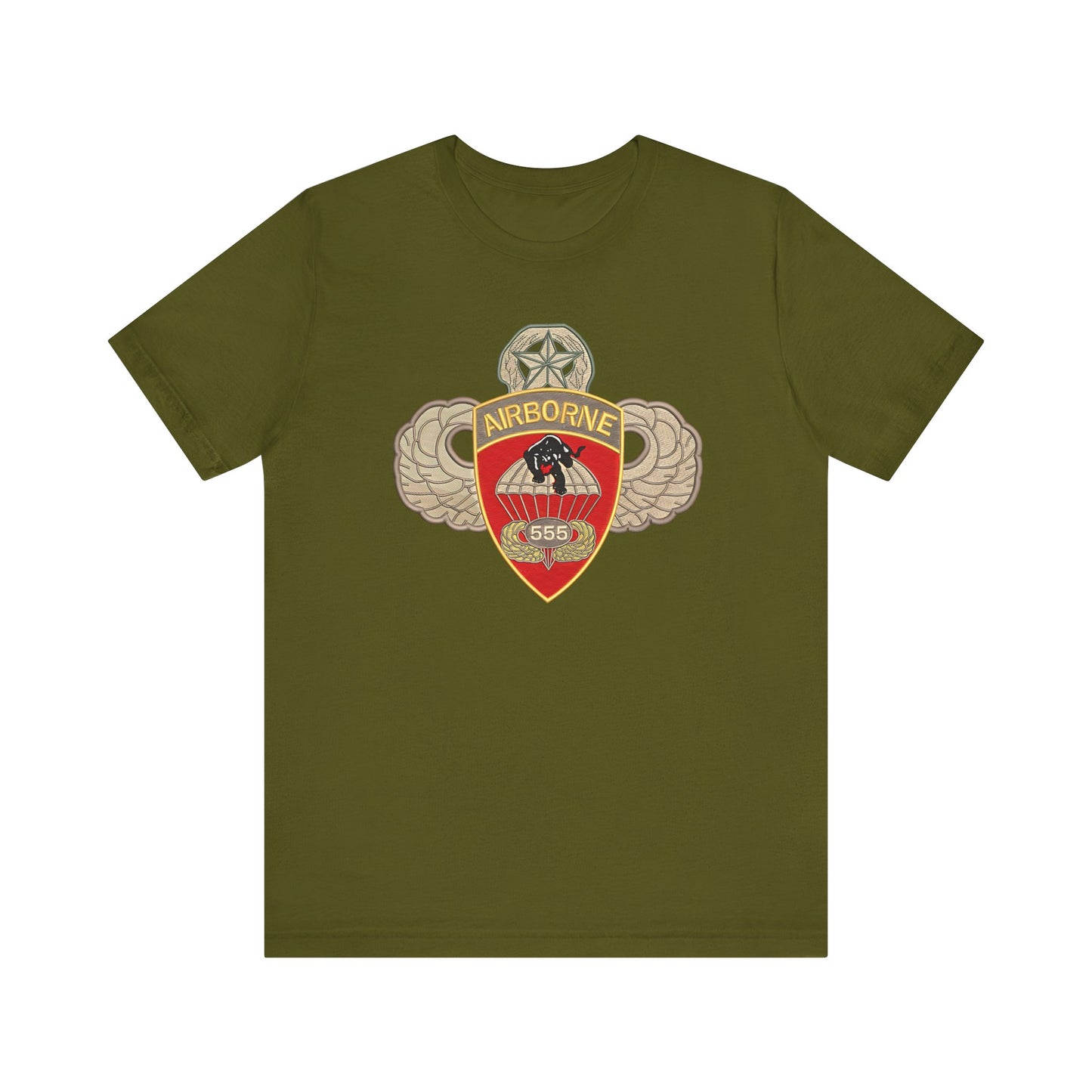 Airborne Spirit Unisex Tee, Military Appreciation Shirt, Casual Wear, Gift for Veterans, Patriotic T-Shirt