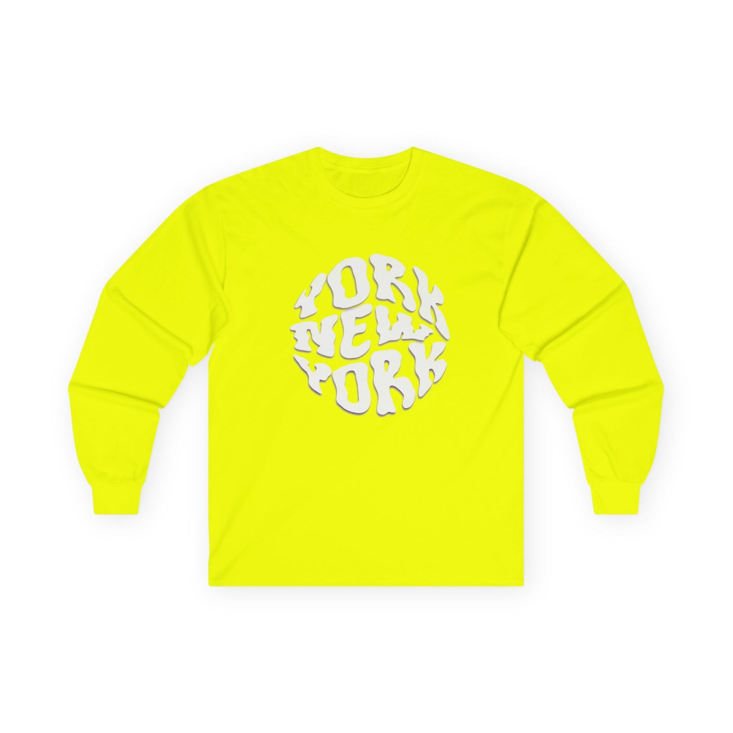 New York Long Sleeve Tee | Casual Summer Top, Gift for Beach Lovers, Vacation Souvenir, Unisex Tee, Summer Wear