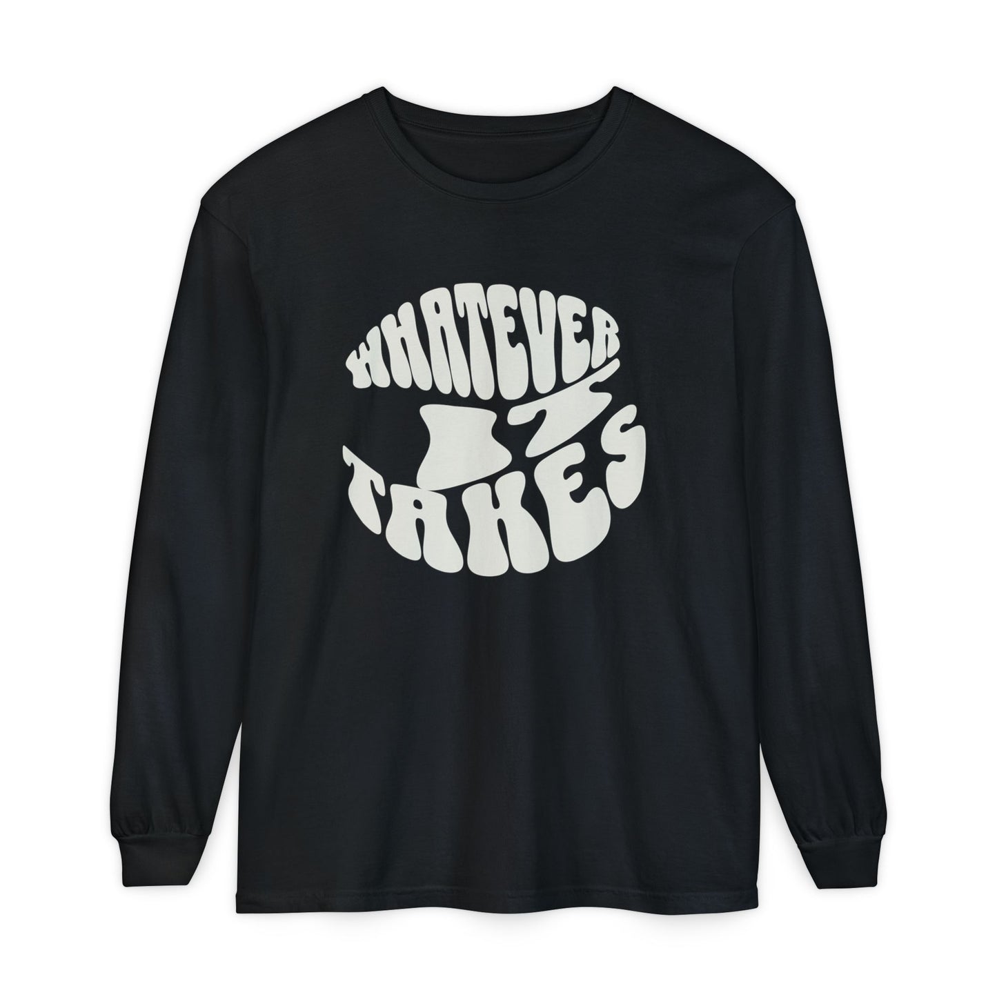 Comfortable Long Sleeve T-Shirt with Motivational Design | Unisex Casual Tee for Everyday Wear, Gift Idea, Relaxation, Outdoor Activities