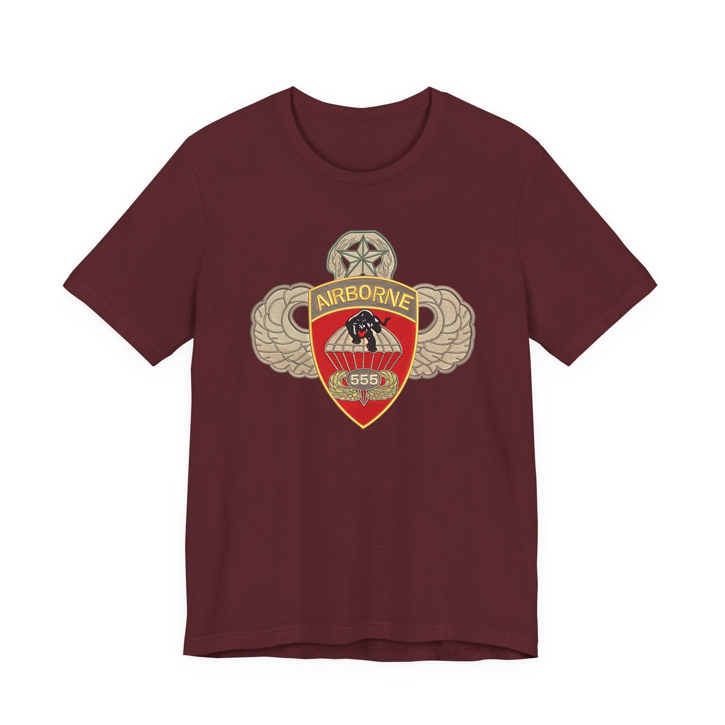 Airborne Spirit Unisex Tee, Military Appreciation Shirt, Casual Wear, Gift for Veterans, Patriotic T-Shirt