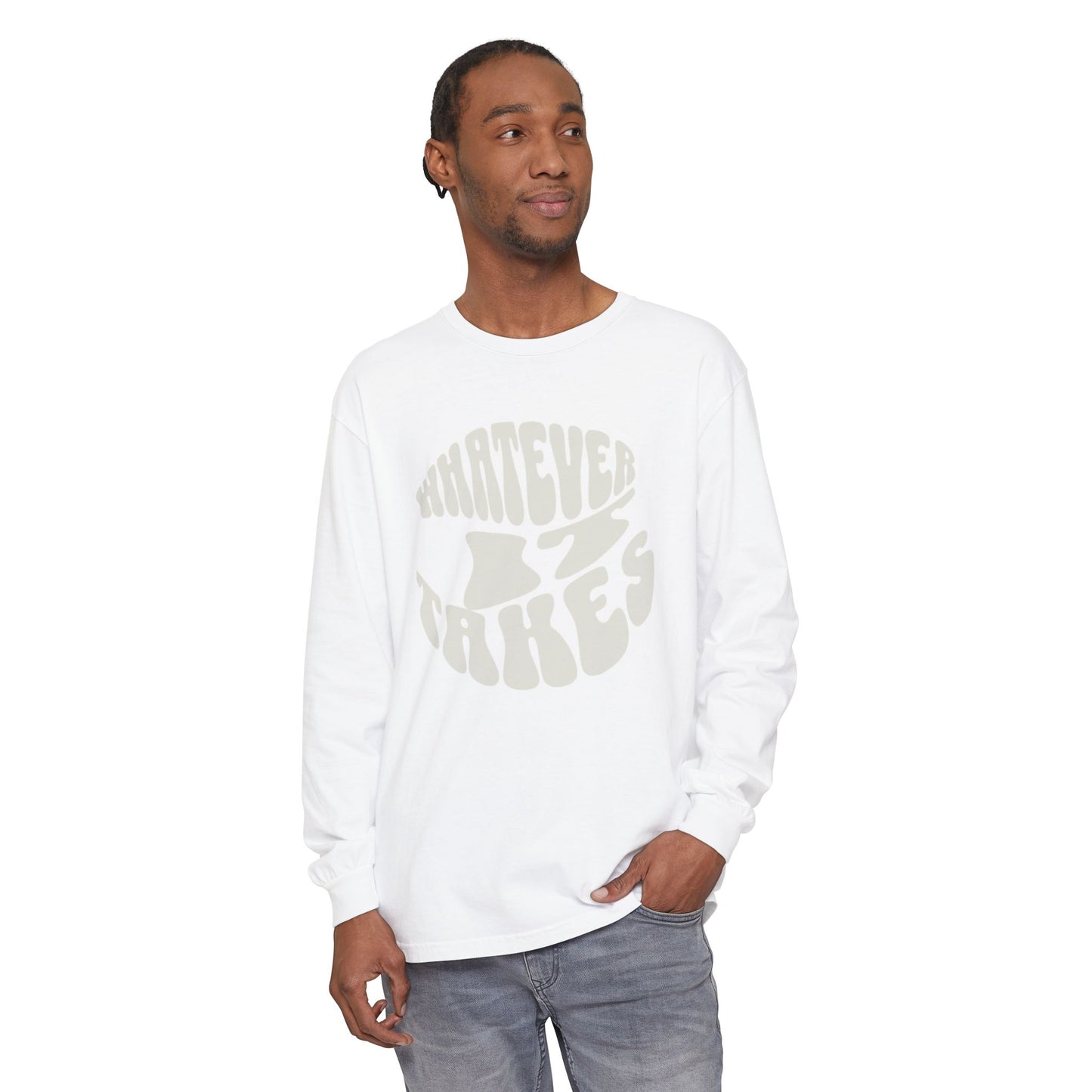 Comfortable Long Sleeve T-Shirt with Motivational Design | Unisex Casual Tee for Everyday Wear, Gift Idea, Relaxation, Outdoor Activities