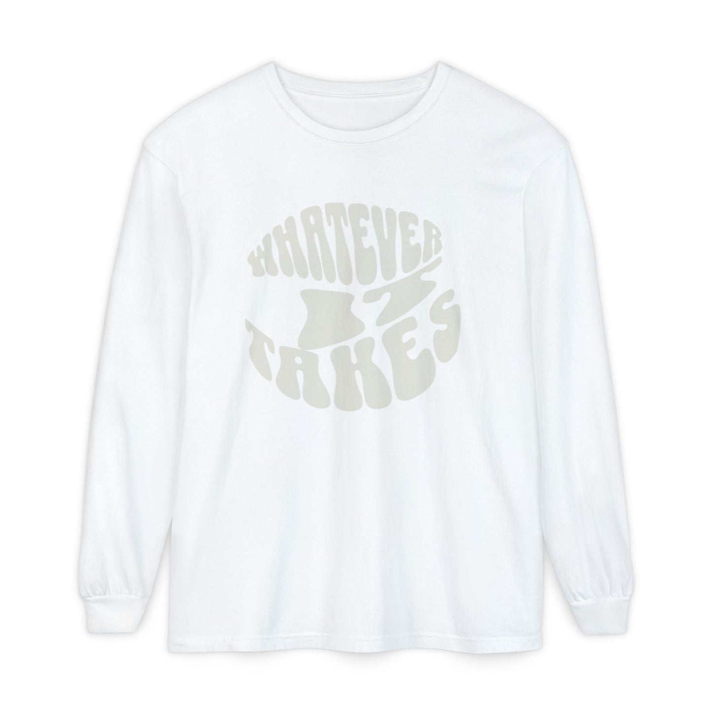 Comfortable Long Sleeve T-Shirt with Motivational Design | Unisex Casual Tee for Everyday Wear, Gift Idea, Relaxation, Outdoor Activities