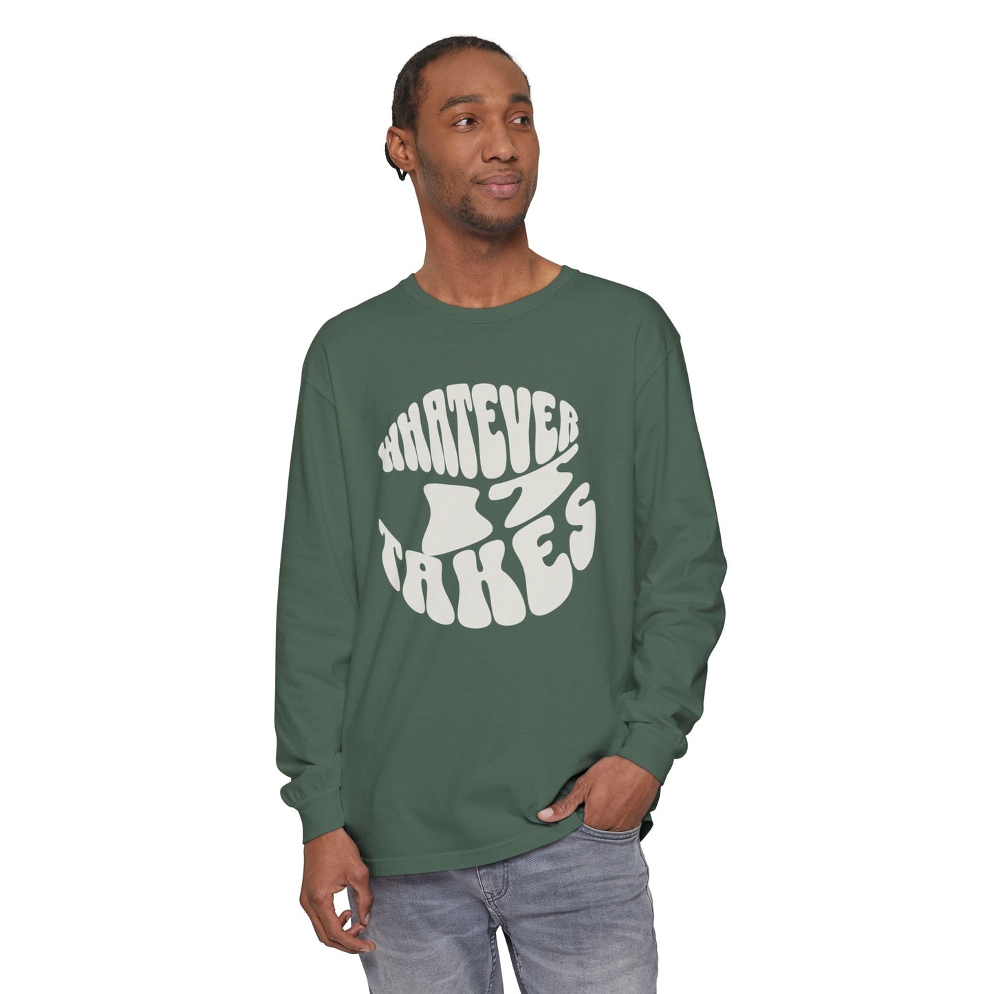 Comfortable Long Sleeve T-Shirt with Motivational Design | Unisex Casual Tee for Everyday Wear, Gift Idea, Relaxation, Outdoor Activities