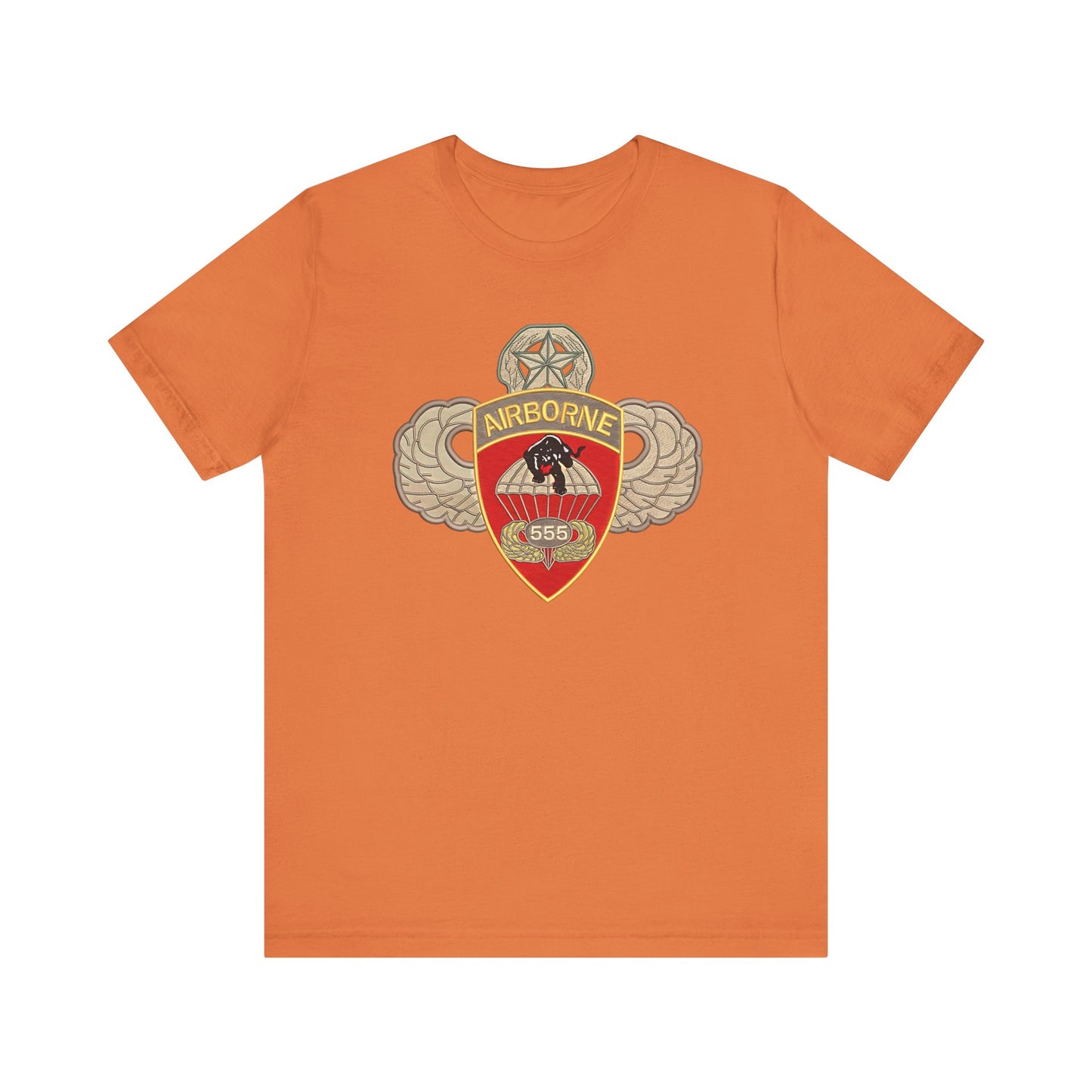 Airborne Spirit Unisex Tee, Military Appreciation Shirt, Casual Wear, Gift for Veterans, Patriotic T-Shirt