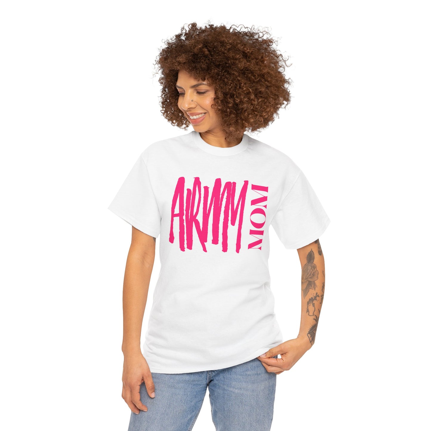 Army Mom Unisex Heavy Cotton Tee | Proud Military Family Apparel