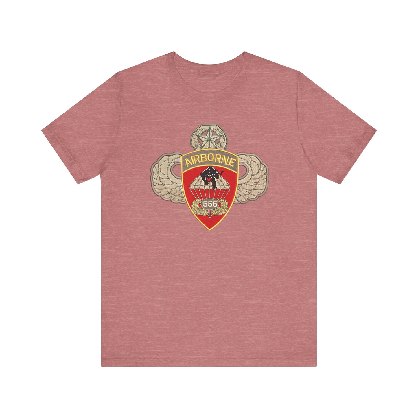 Airborne Spirit Unisex Tee, Military Appreciation Shirt, Casual Wear, Gift for Veterans, Patriotic T-Shirt