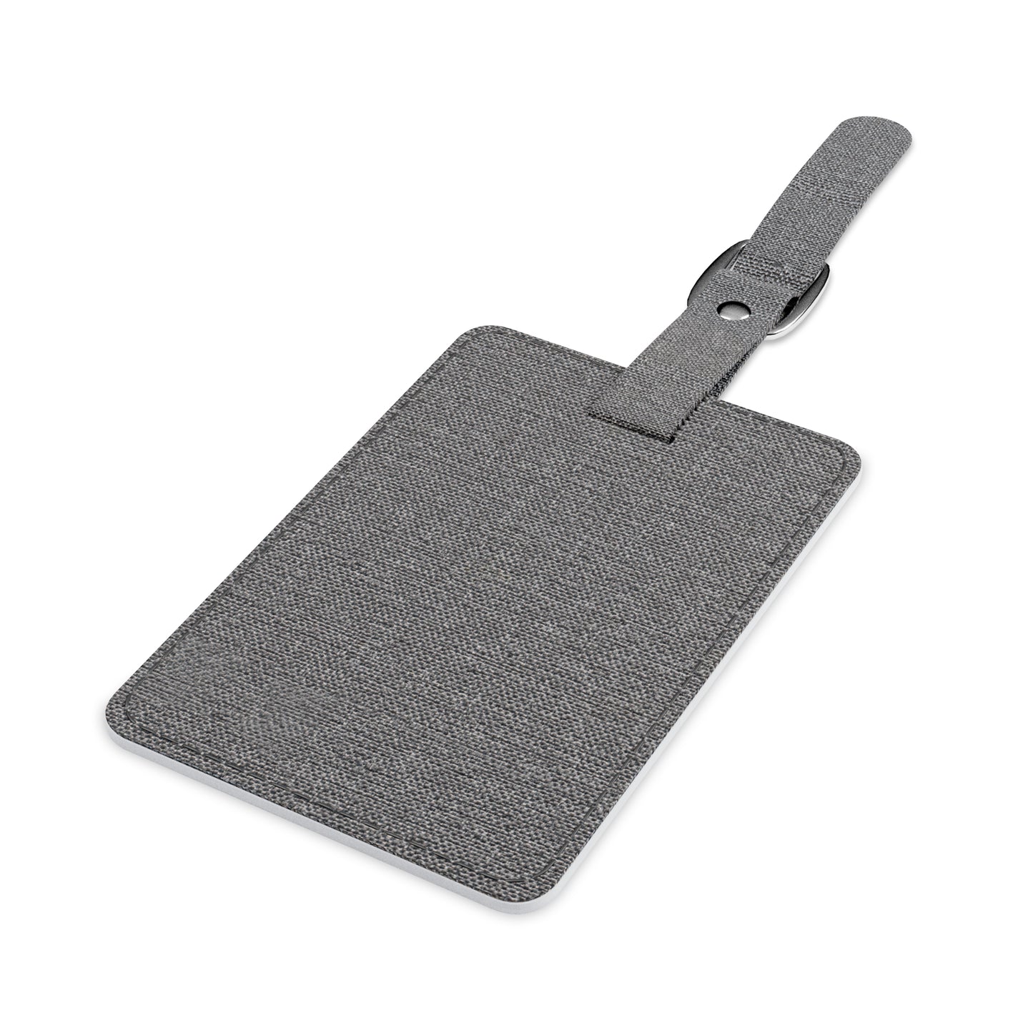 Personalized Saffiano Polyester Luggage Tag - Stylish Travel Accessory with Custom Initials
