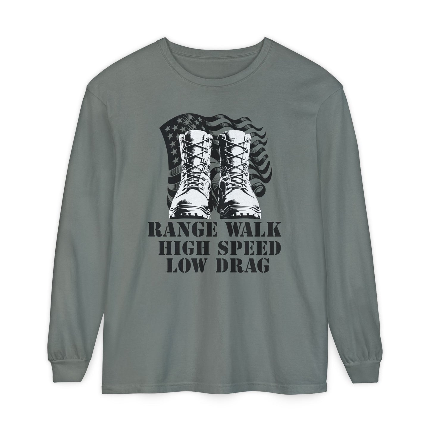 Unisex Garment-dyed Long Sleeve T-Shirt