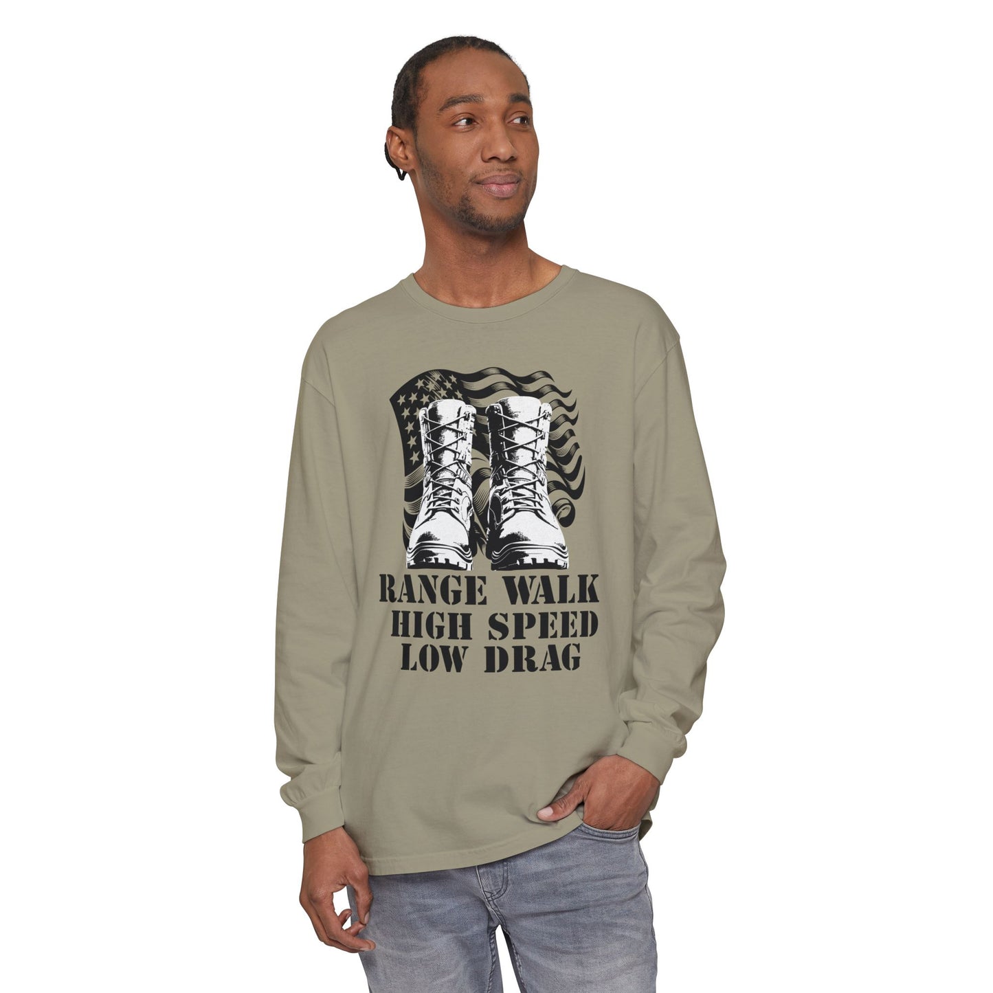 Unisex Garment-dyed Long Sleeve T-Shirt