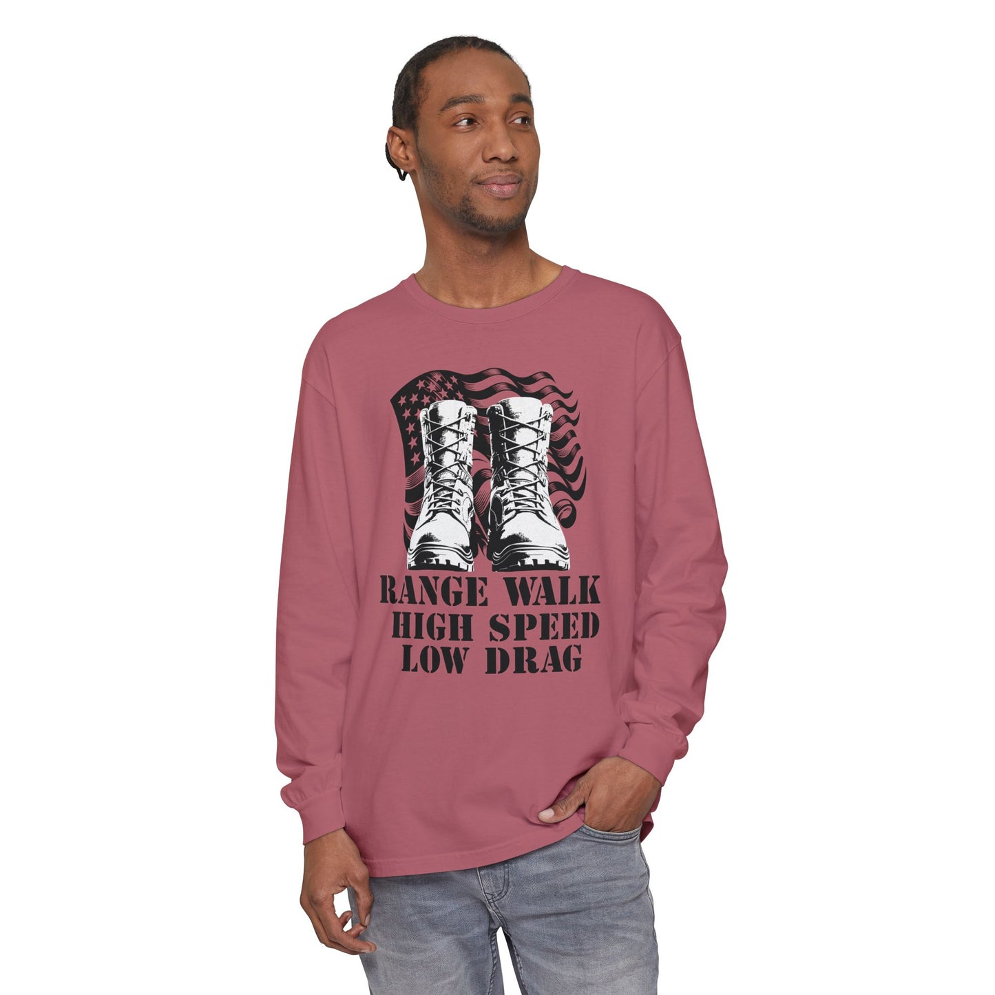 Unisex Garment-dyed Long Sleeve T-Shirt