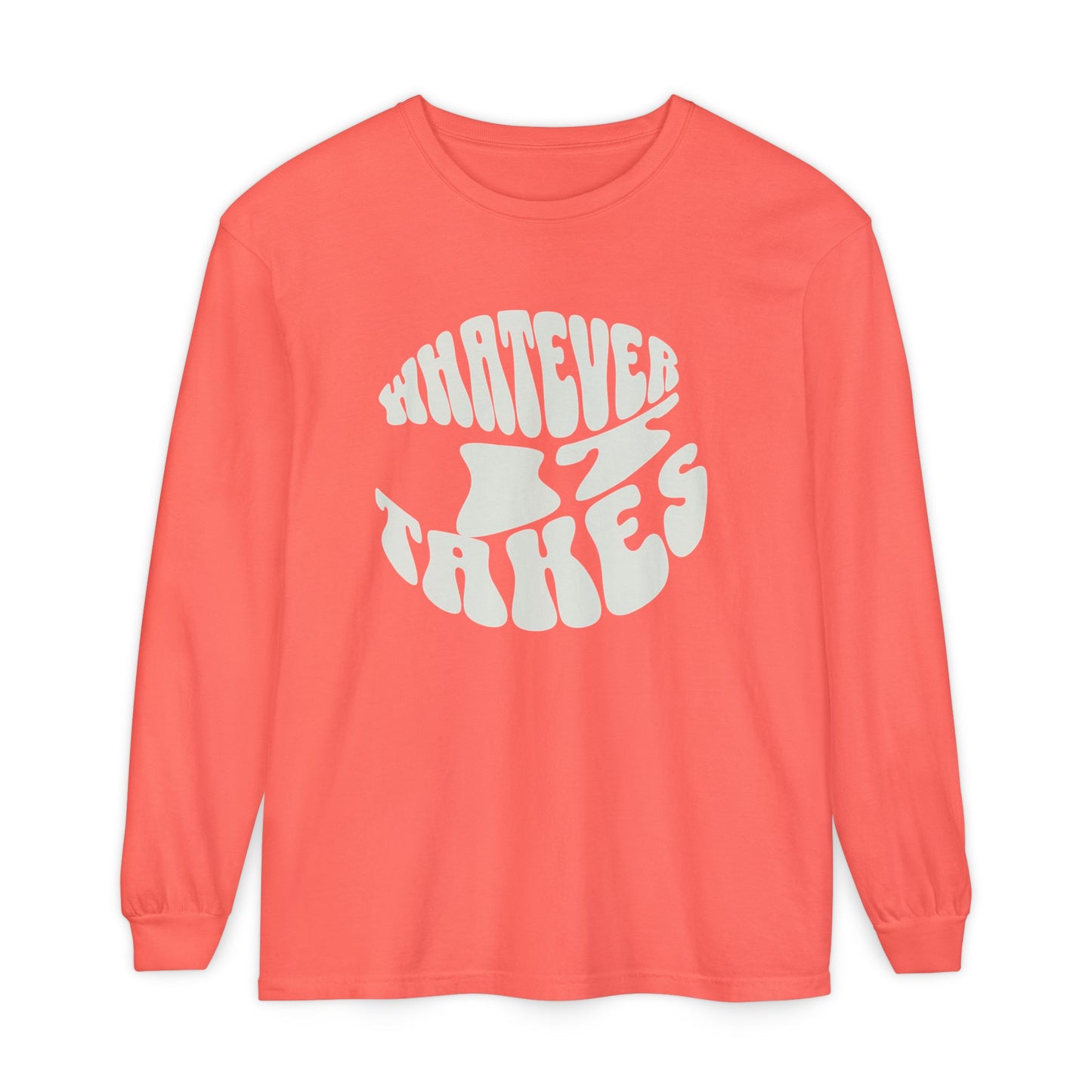 Comfortable Long Sleeve T-Shirt with Motivational Design | Unisex Casual Tee for Everyday Wear, Gift Idea, Relaxation, Outdoor Activities
