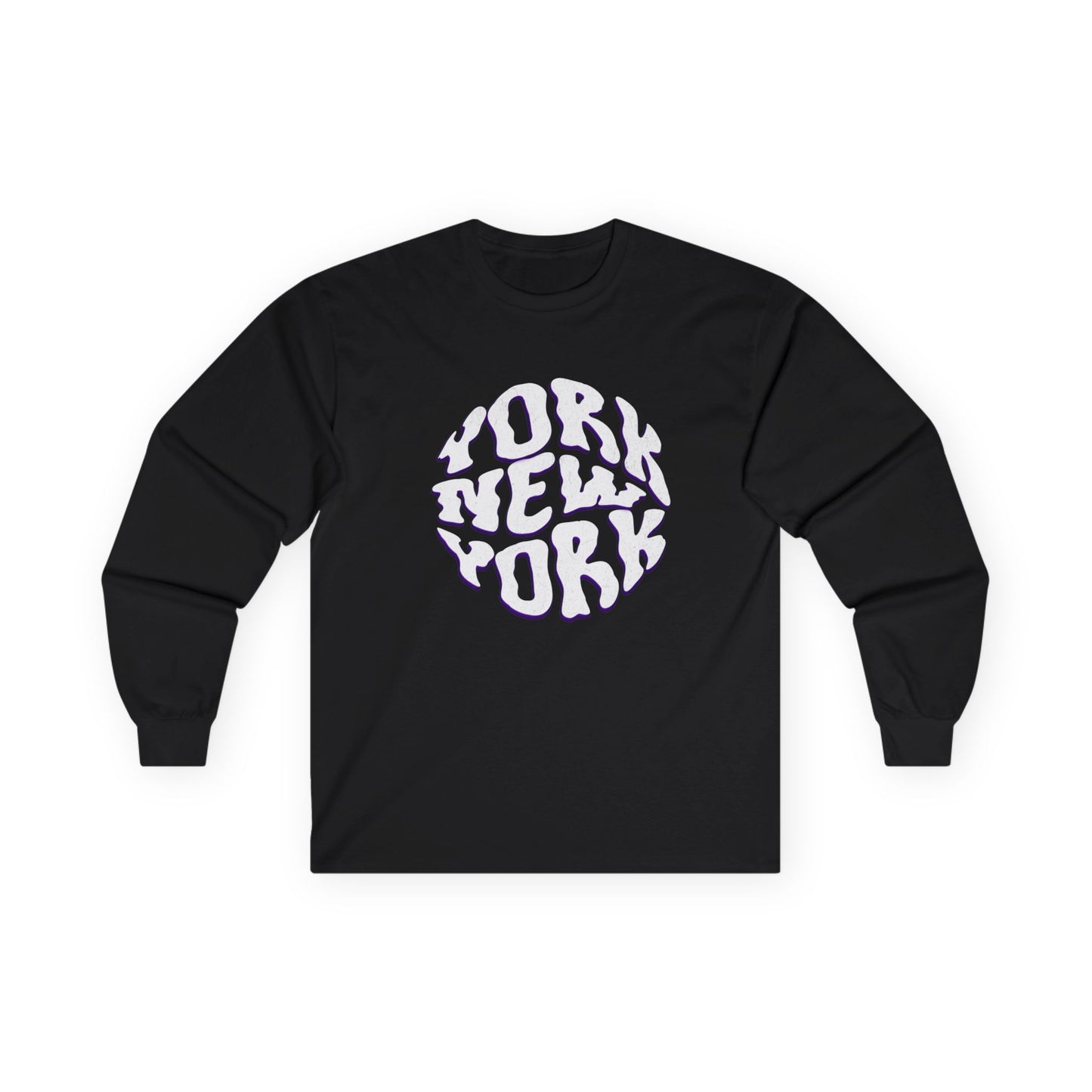 New York Long Sleeve Tee | Casual Summer Top, Gift for Beach Lovers, Vacation Souvenir, Unisex Tee, Summer Wear