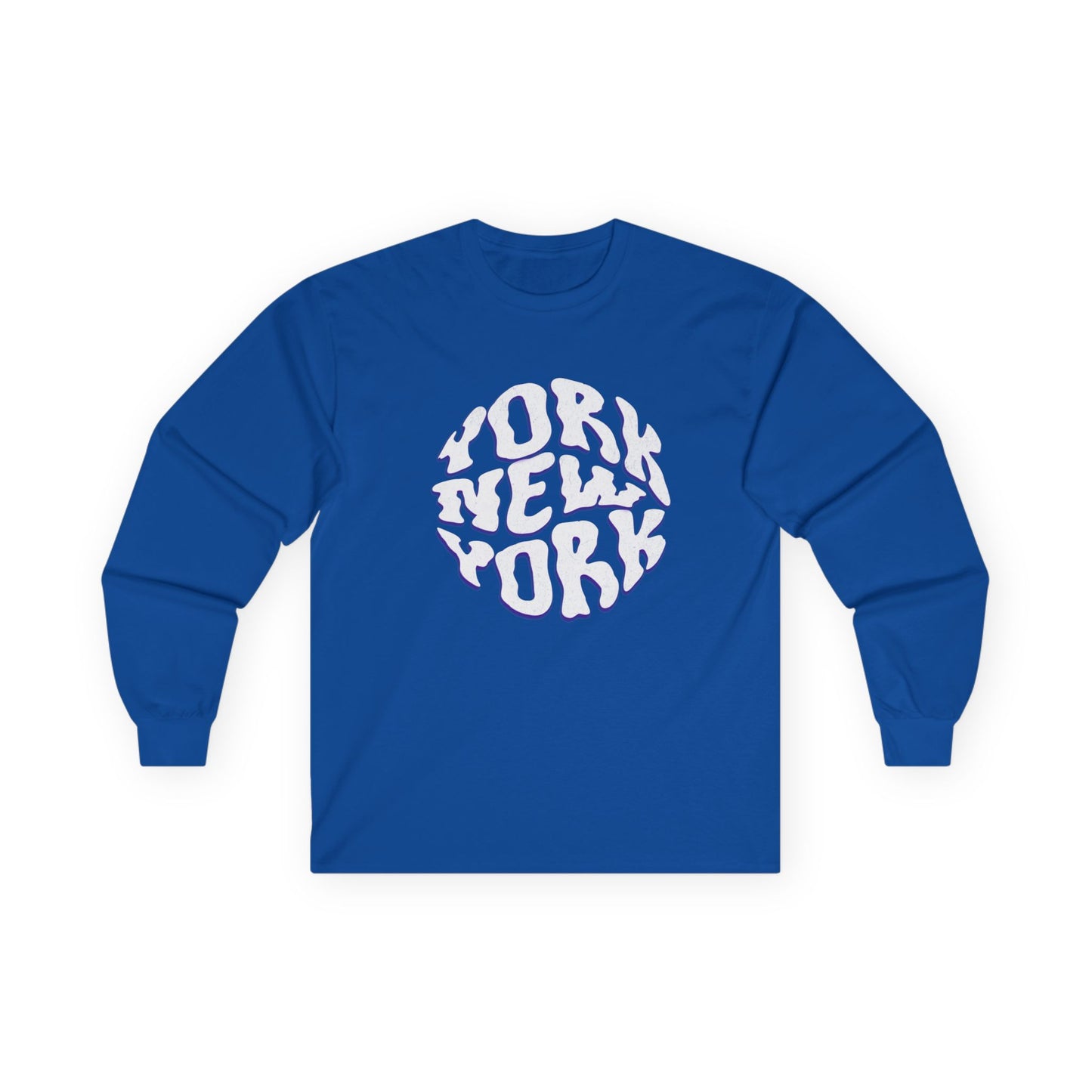 New York Long Sleeve Tee | Casual Summer Top, Gift for Beach Lovers, Vacation Souvenir, Unisex Tee, Summer Wear