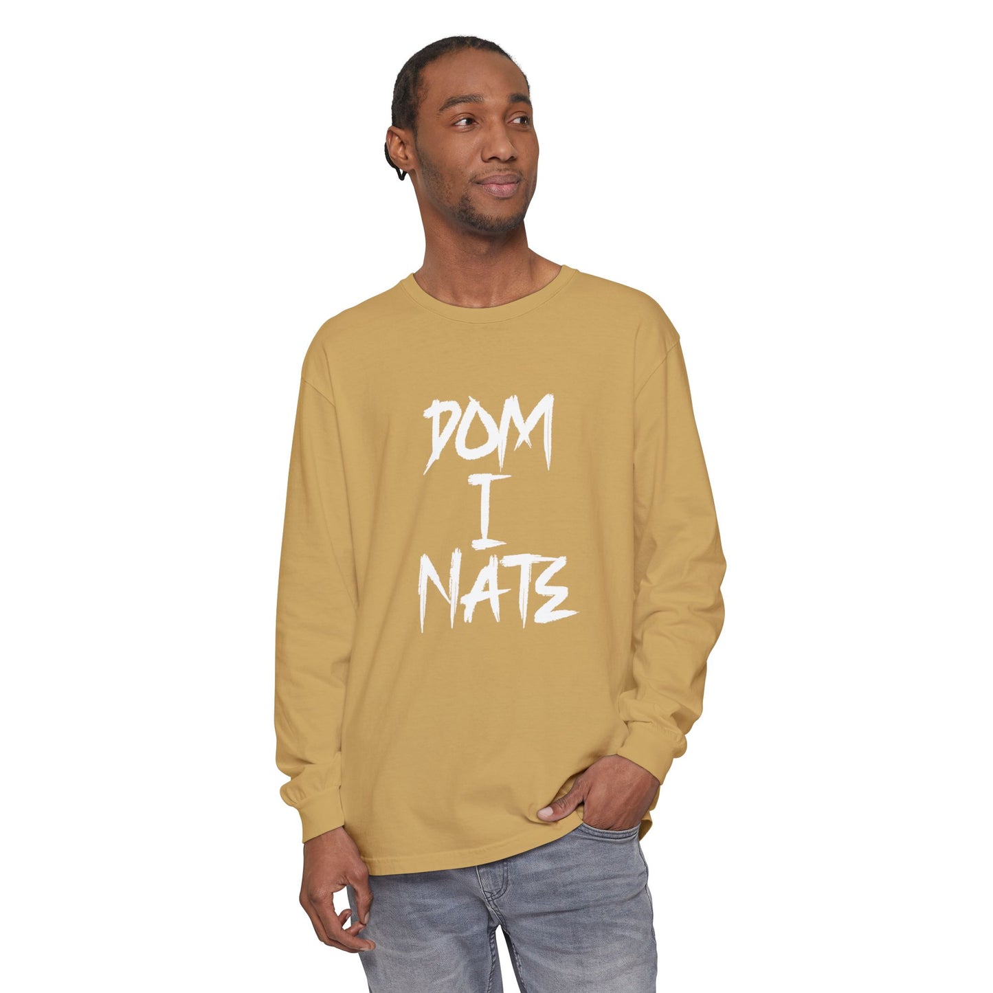 Unisex Long Sleeve Graphic Tee - Vibe: Casual & Trendy, Perfect for Young Adults, Great for Gift-Giving & Everyday Wear, Versatile Style