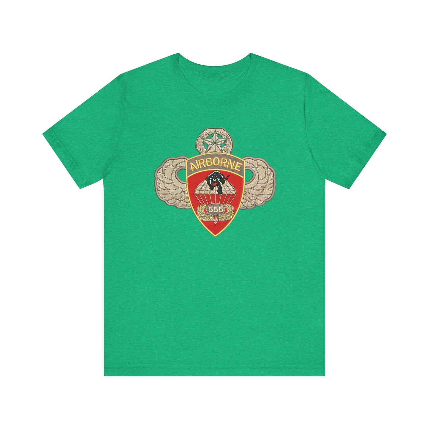 Airborne Spirit Unisex Tee, Military Appreciation Shirt, Casual Wear, Gift for Veterans, Patriotic T-Shirt