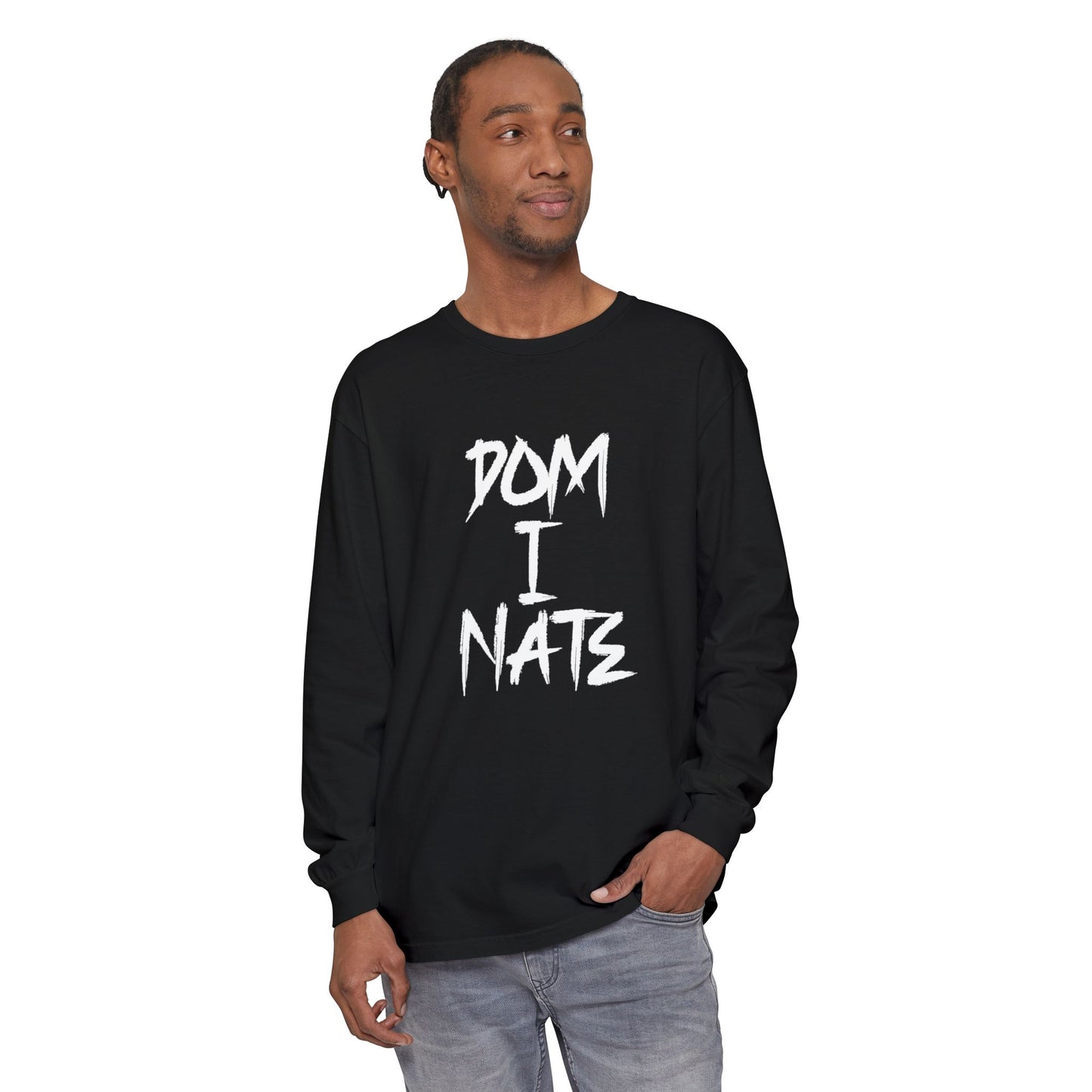 Unisex Long Sleeve Graphic Tee - Vibe: Casual & Trendy, Perfect for Young Adults, Great for Gift-Giving & Everyday Wear, Versatile Style
