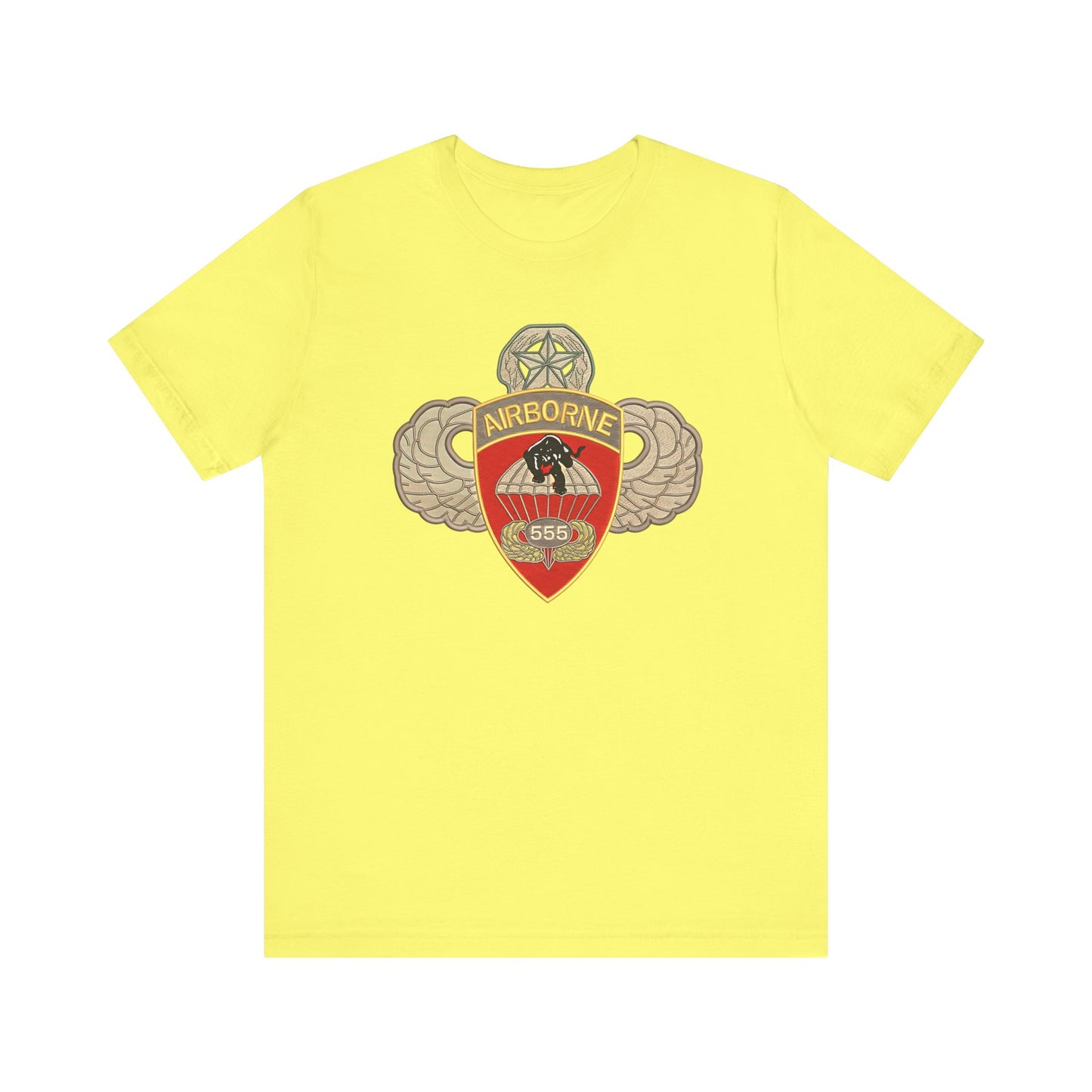 Airborne Spirit Unisex Tee, Military Appreciation Shirt, Casual Wear, Gift for Veterans, Patriotic T-Shirt