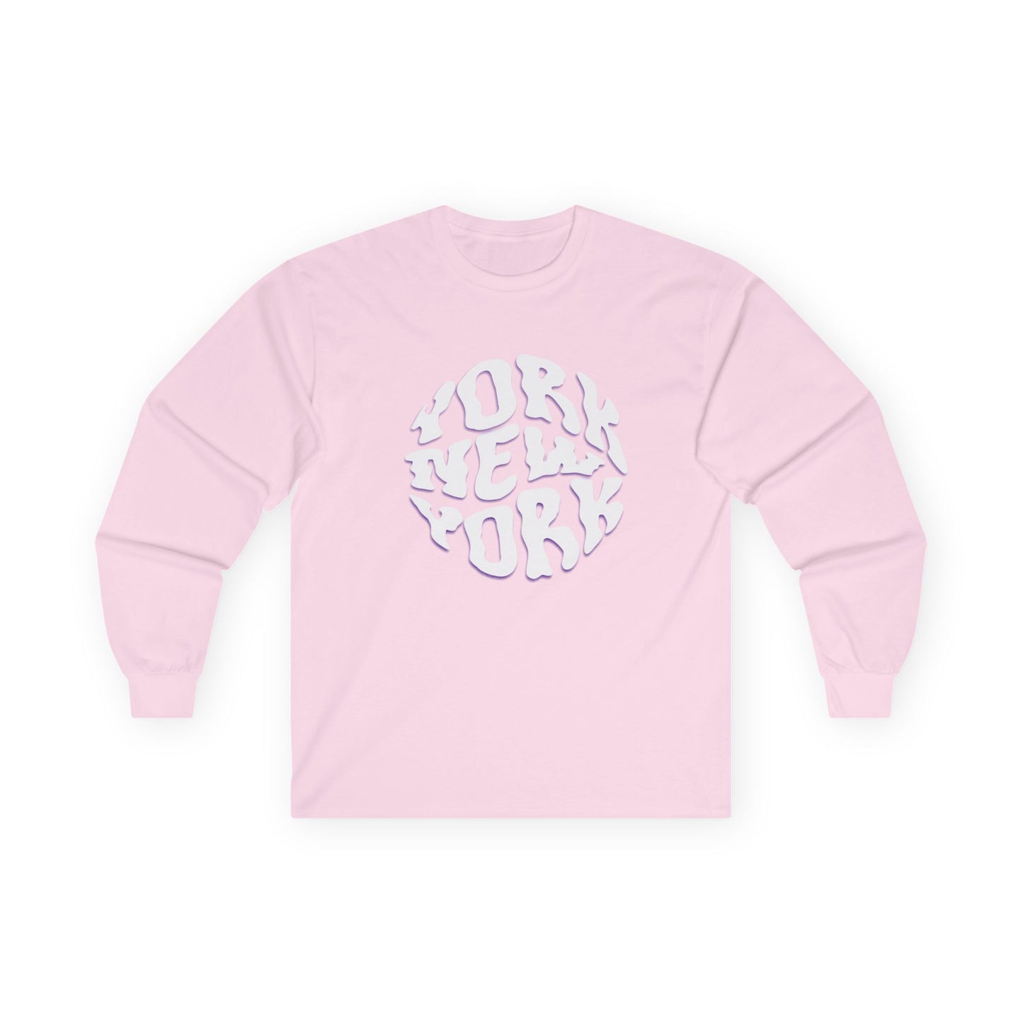 New York Long Sleeve Tee | Casual Summer Top, Gift for Beach Lovers, Vacation Souvenir, Unisex Tee, Summer Wear