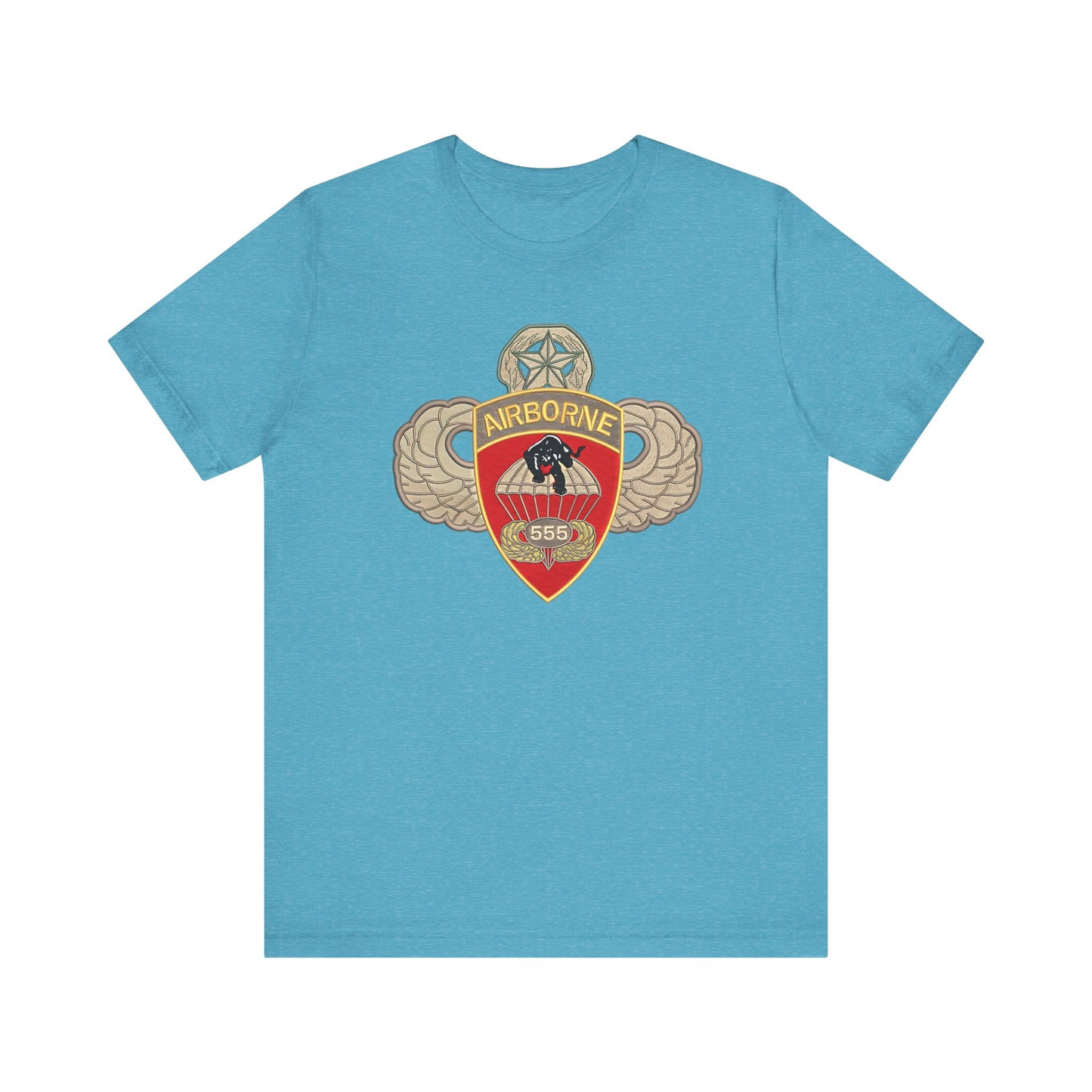 Airborne Spirit Unisex Tee, Military Appreciation Shirt, Casual Wear, Gift for Veterans, Patriotic T-Shirt