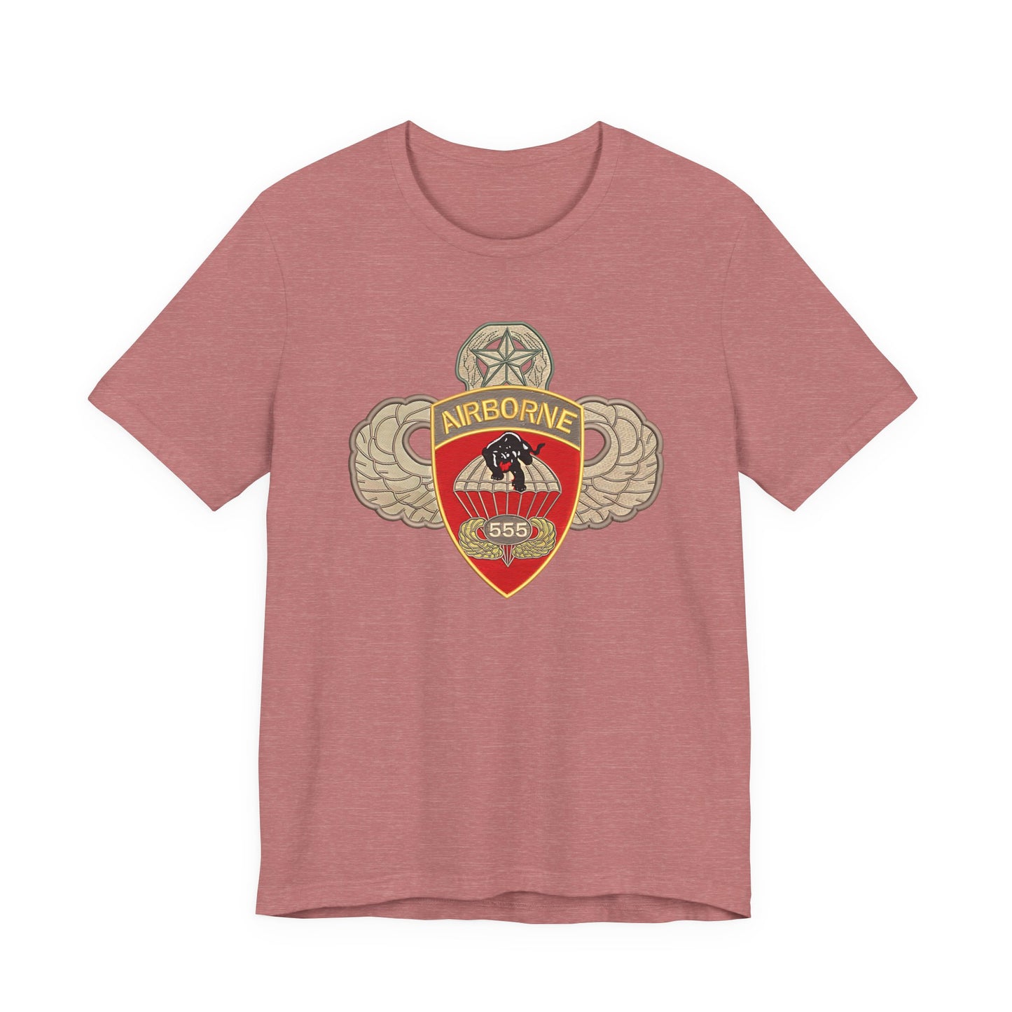 Airborne Spirit Unisex Tee, Military Appreciation Shirt, Casual Wear, Gift for Veterans, Patriotic T-Shirt