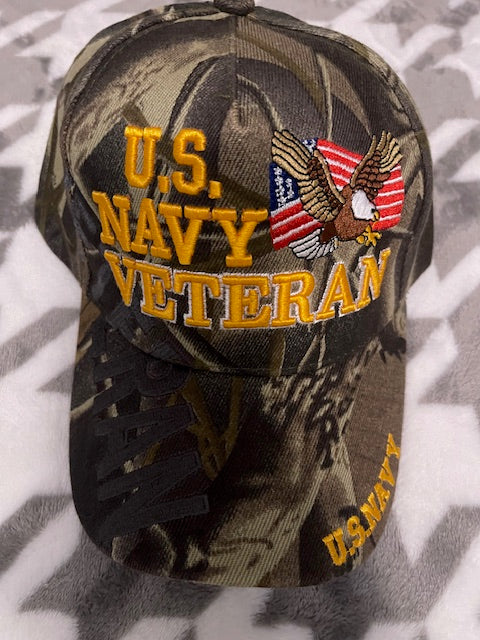 US Navy Veteran Military Cap (commo)