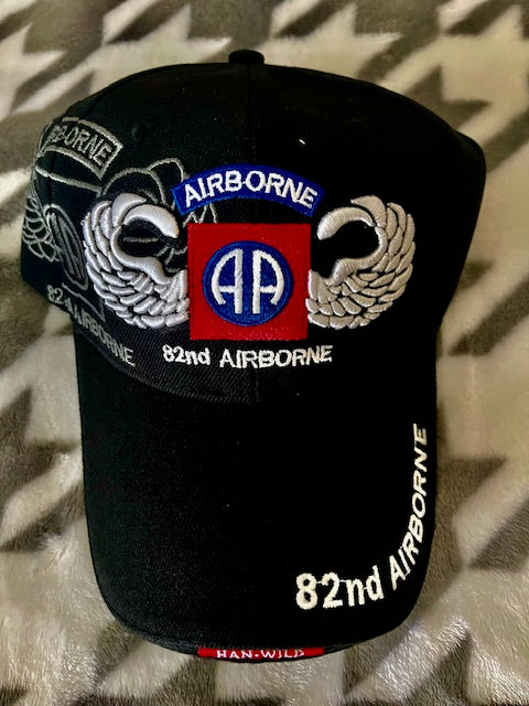 82nd Airborne Military Cap with wings