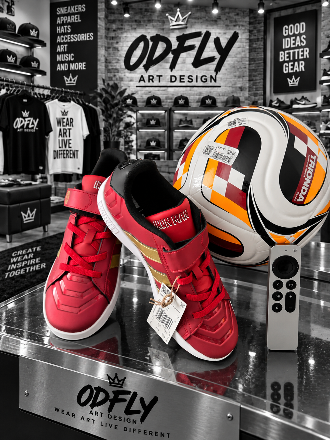 Adidas Iron Man Red Boys Shoes