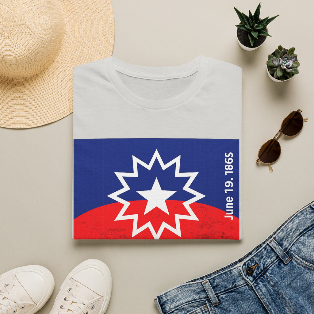 Juneteenth Celebration T-Shirt — Juneteenth Flag Design (June 19, 1865)