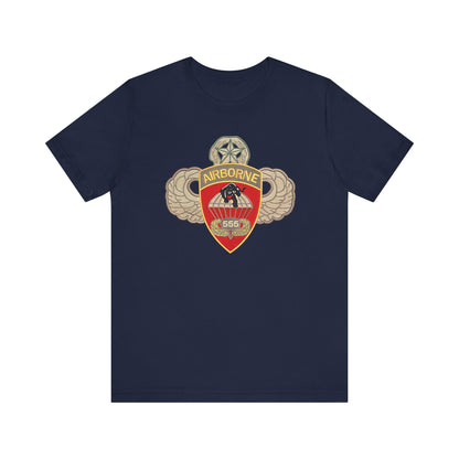 Airborne Spirit Unisex Tee, Military Appreciation Shirt, Casual Wear, Gift for Veterans, Patriotic T-Shirt