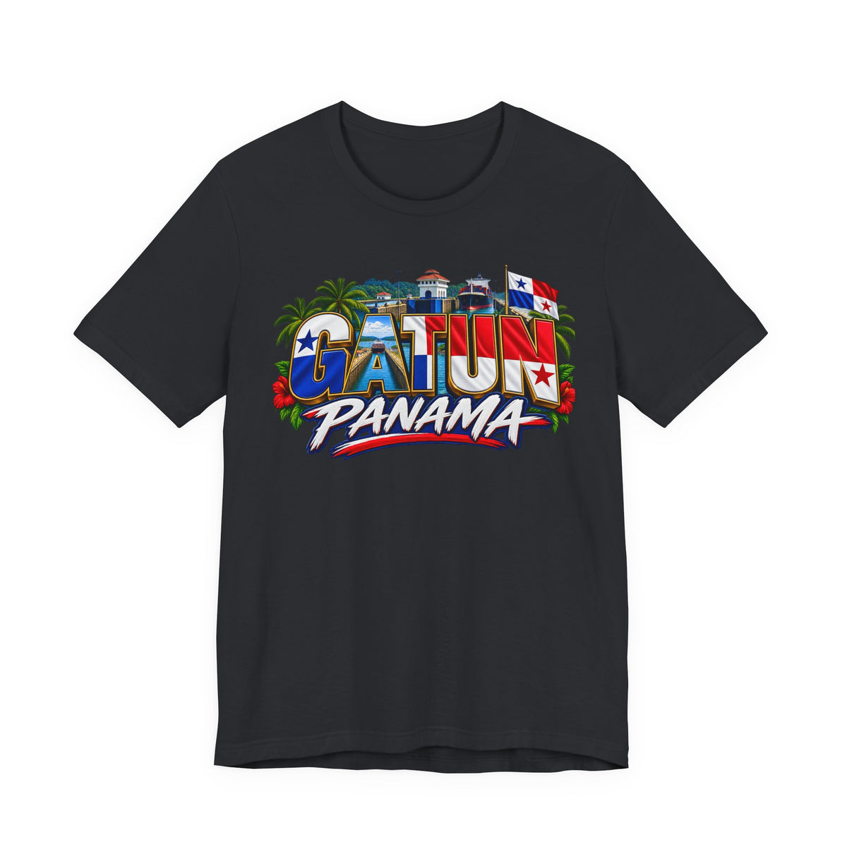 Gatun Panama Graphic Tee – Tropical Canal Town Souvenir T-Shirt