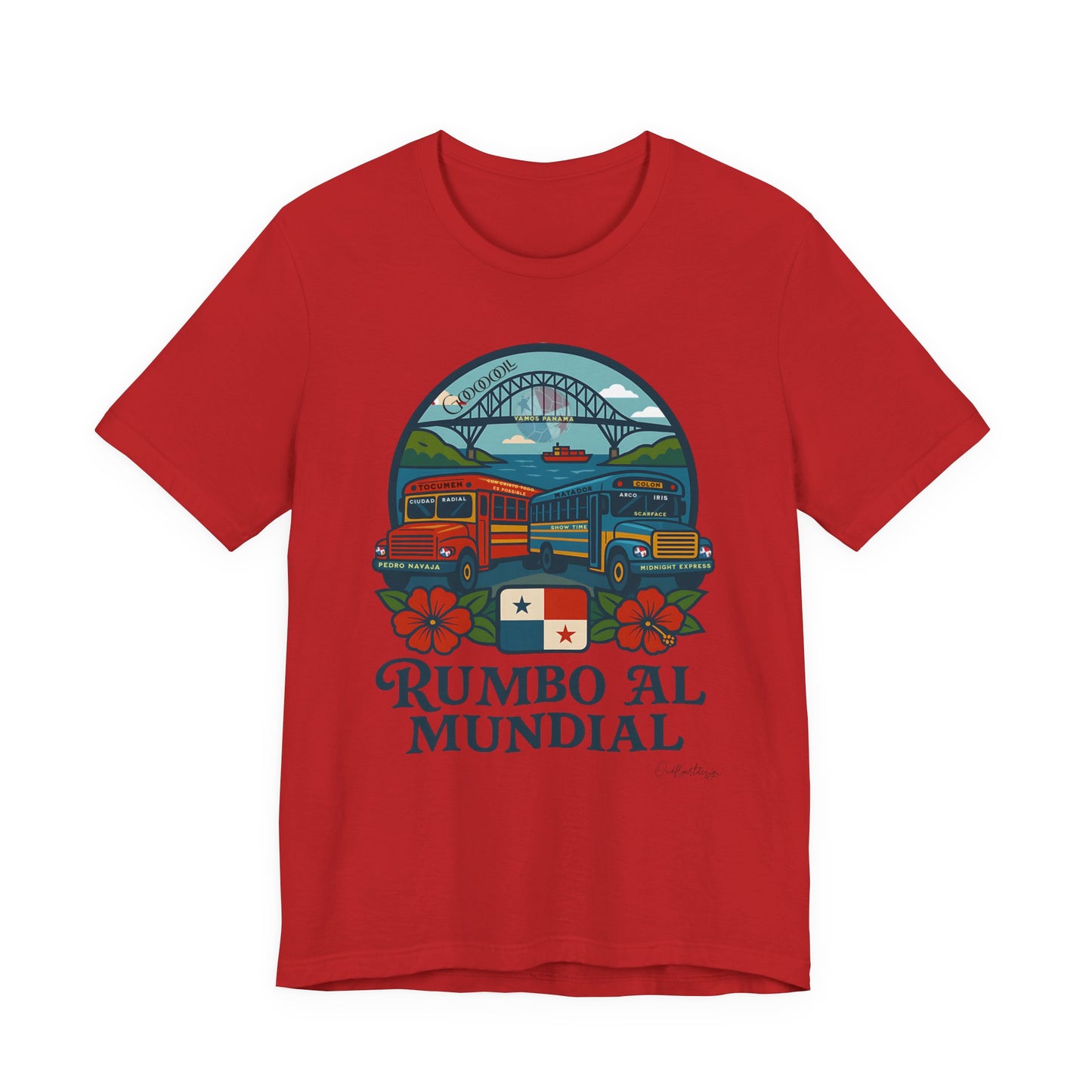 Rumbo al Mundial Soccer Tee — Vintage Panama Football World Cup Shirt