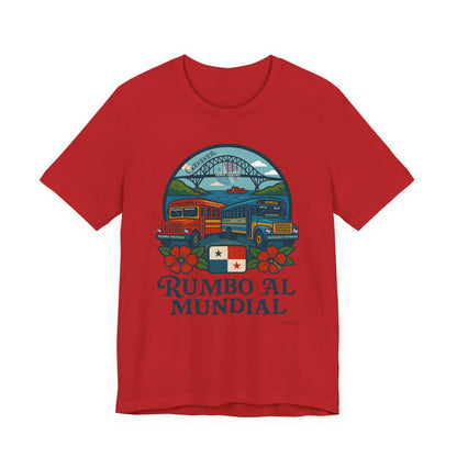 Rumbo al Mundial Soccer Tee — Vintage Panama Football World Cup Shirt