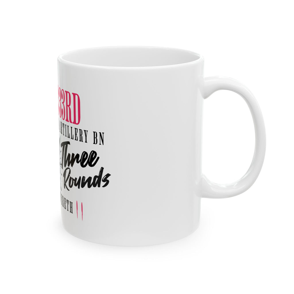 333rd Field Artillery Battalion 'Three Rounds' Ceramic Mug – Military Coffee Cup