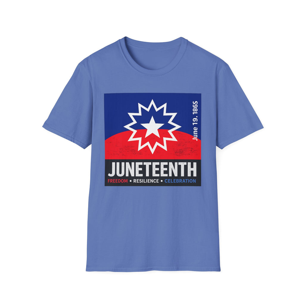 Juneteenth Celebration T-Shirt — Juneteenth Flag Design (June 19, 1865)