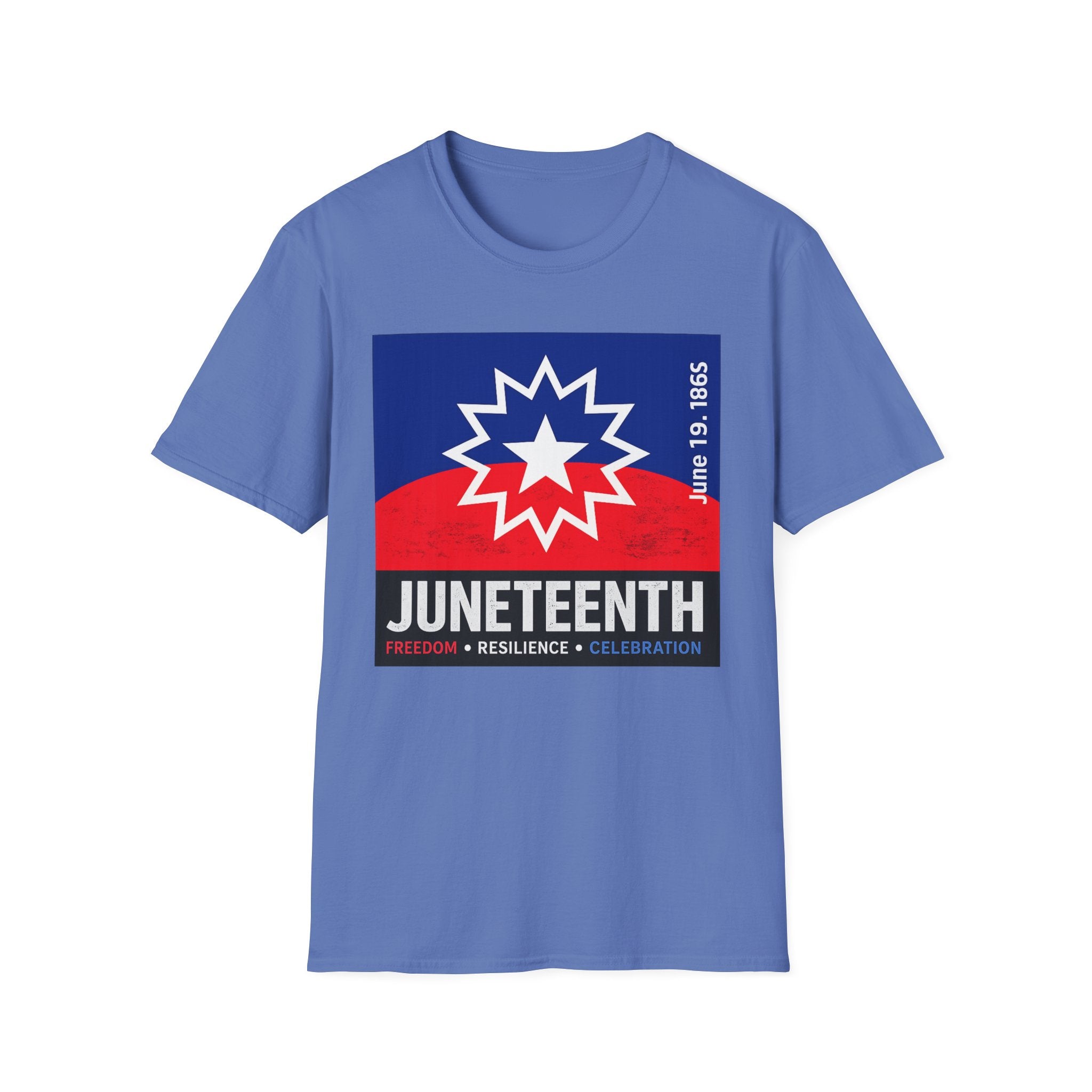 Juneteenth Celebration T-Shirt — Juneteenth Flag Design (June 19, 1865)