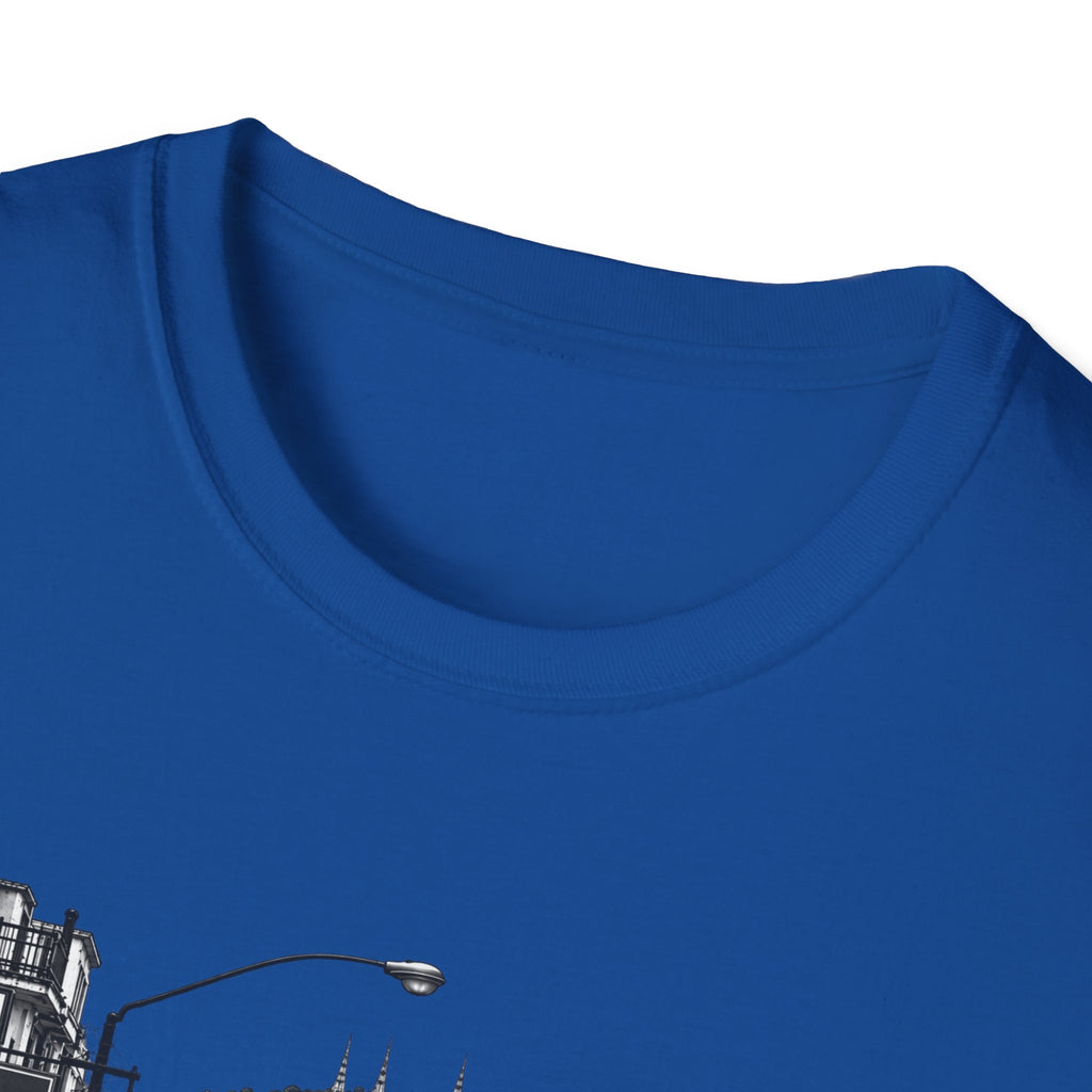 Sal Si Puedes Panama Vintage Street Scene T-Shirt — Retro Cityscape Graphic Tee