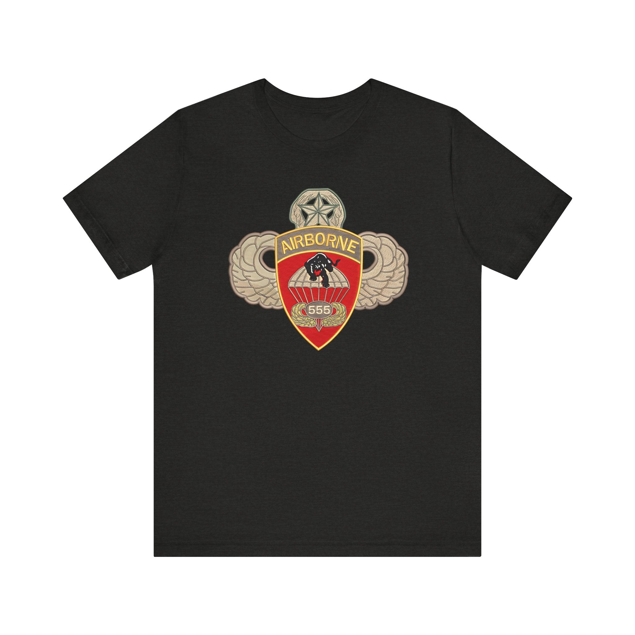 Airborne Spirit Unisex Tee, Military Appreciation Shirt, Casual Wear, Gift for Veterans, Patriotic T-Shirt