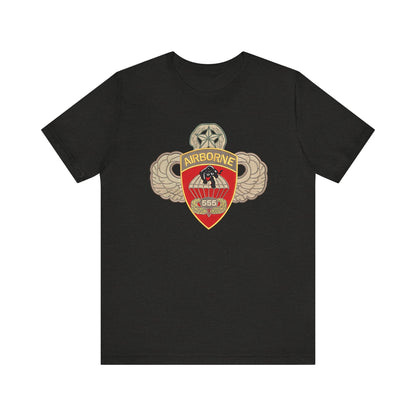 Airborne Spirit Unisex Tee, Military Appreciation Shirt, Casual Wear, Gift for Veterans, Patriotic T-Shirt