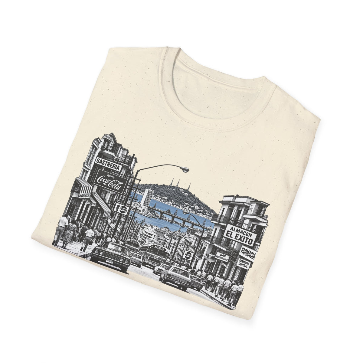 Sal Si Puedes Panama Vintage Street Scene T-Shirt — Retro Cityscape Graphic Tee
