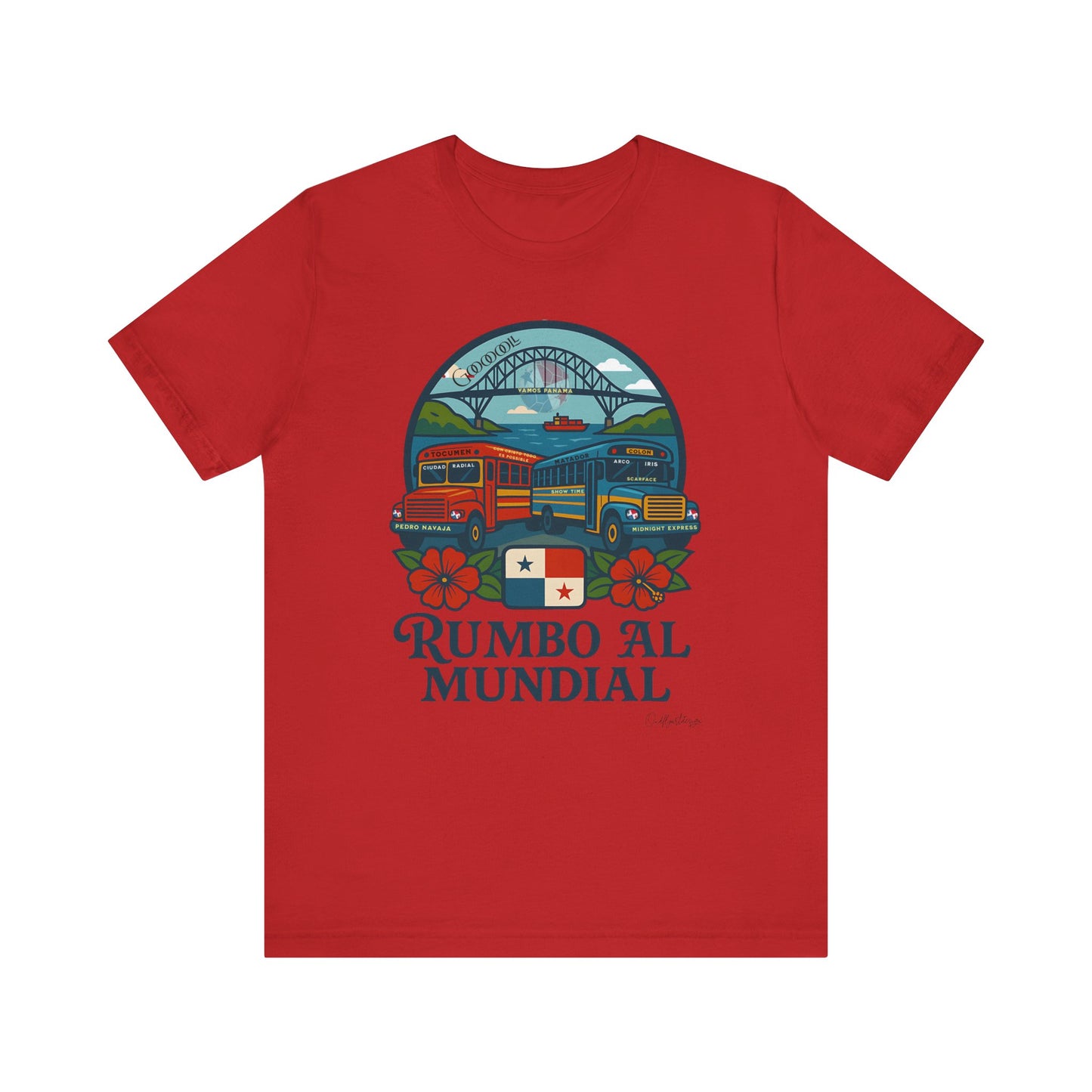 Rumbo al Mundial Soccer Tee — Vintage Panama Football World Cup Shirt